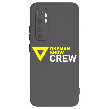 Picasee silikonový černý obal pro Xiaomi Mi Note 10 Lite - ONEMANSHOW CREW
