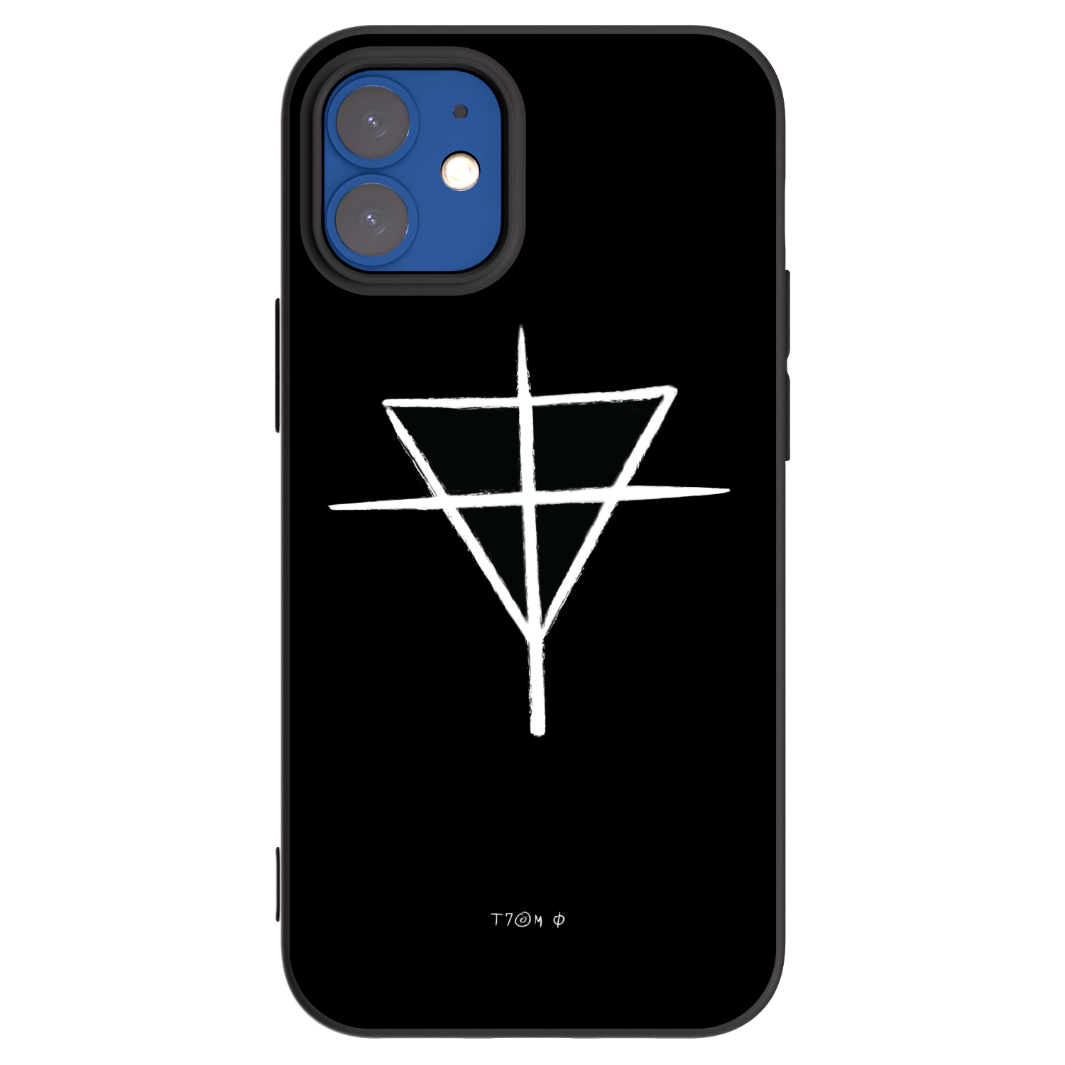 Picasee silikonový černý obal pro Apple iPhone 12 mini - ONEMANSHOW THE GAME