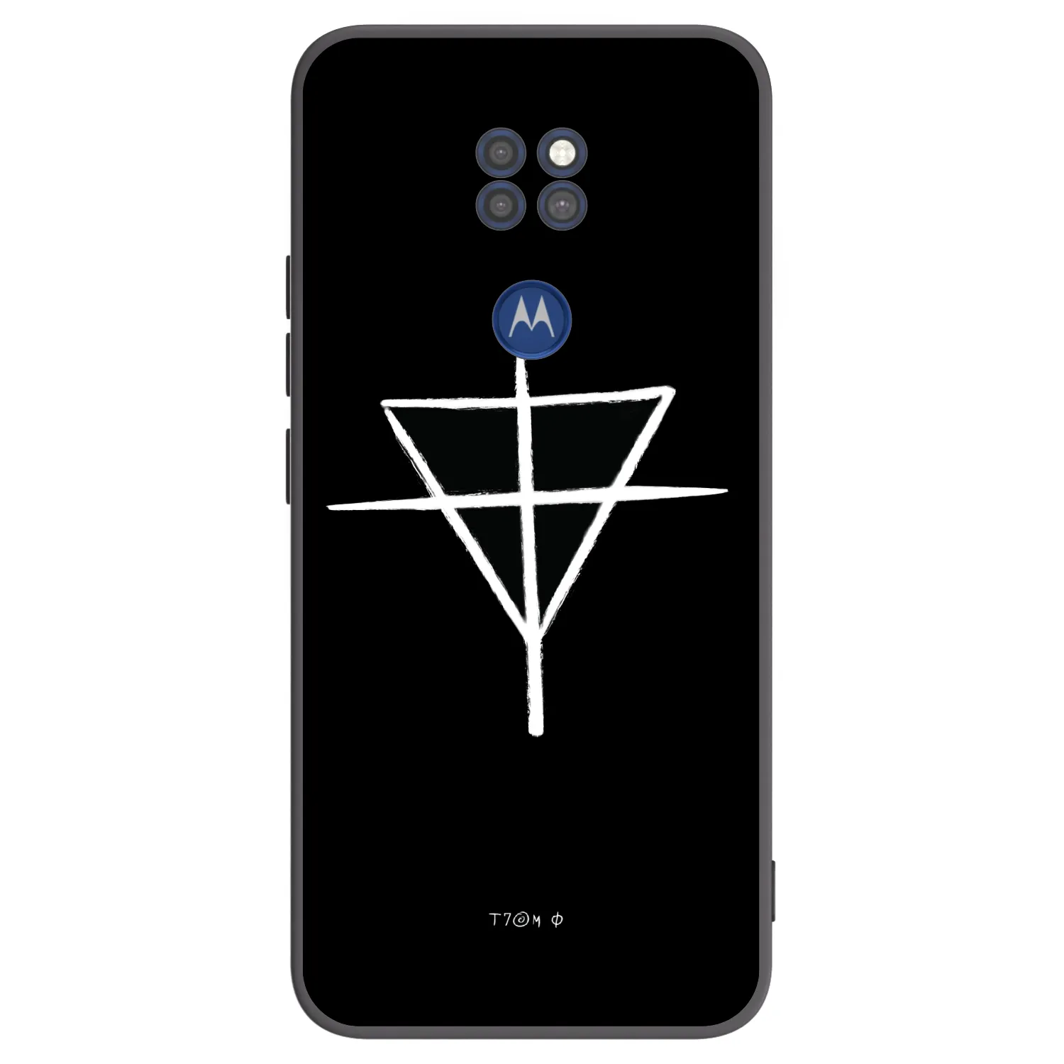 Picasee silikonový černý obal pro Motorola Moto G9 Play - ONEMANSHOW THE GAME