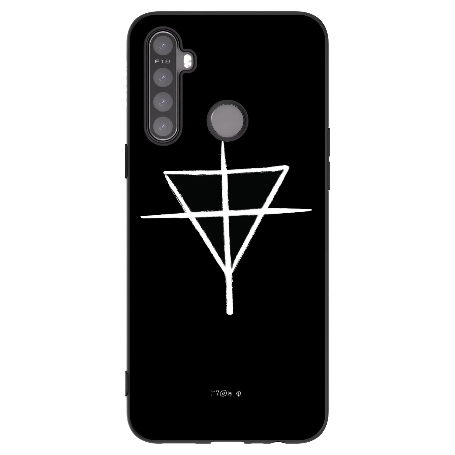 Picasee silikonový černý obal pro Realme 6i - ONEMANSHOW THE GAME