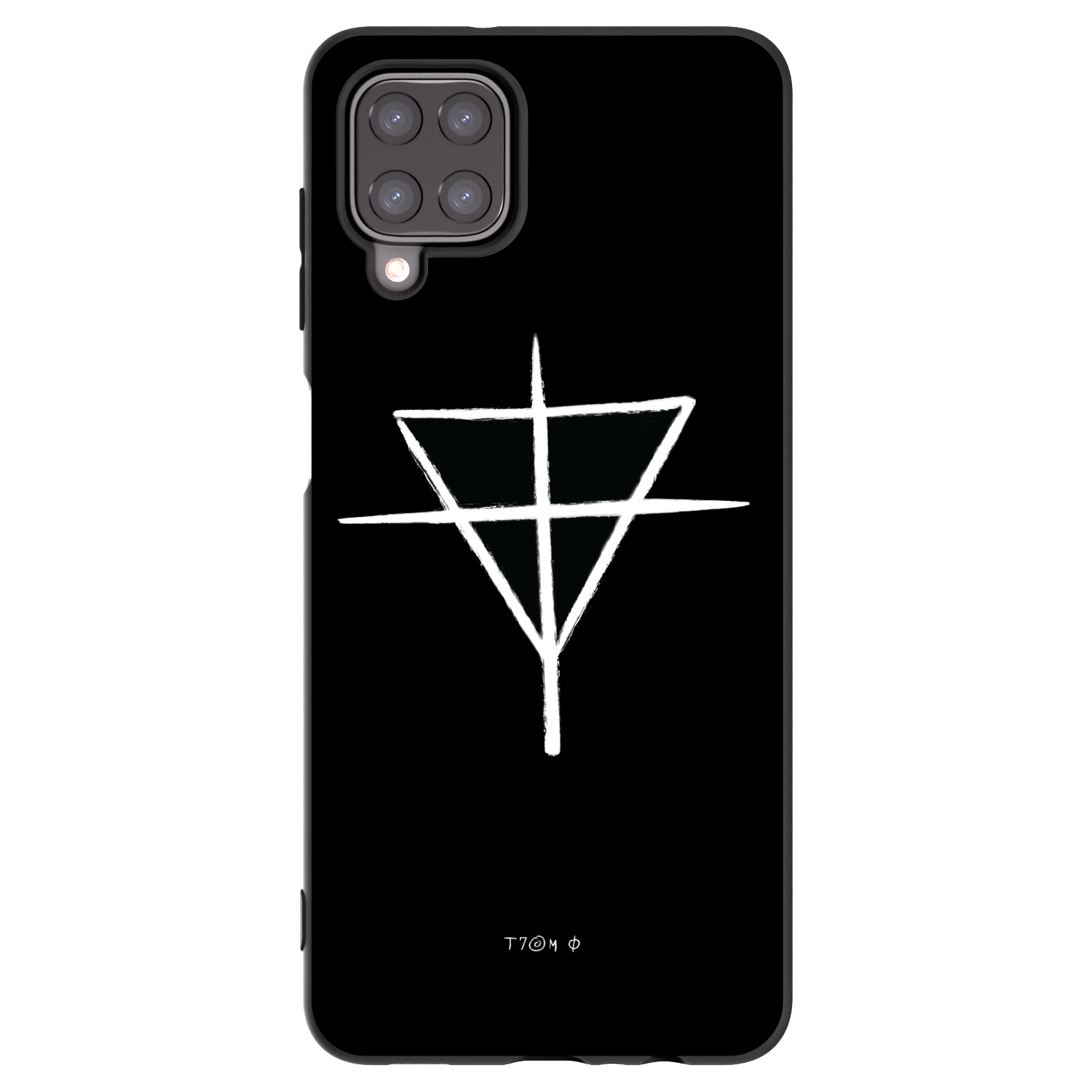 Picasee silikonový černý obal pro Samsung Galaxy A12 A125F - ONEMANSHOW THE GAME