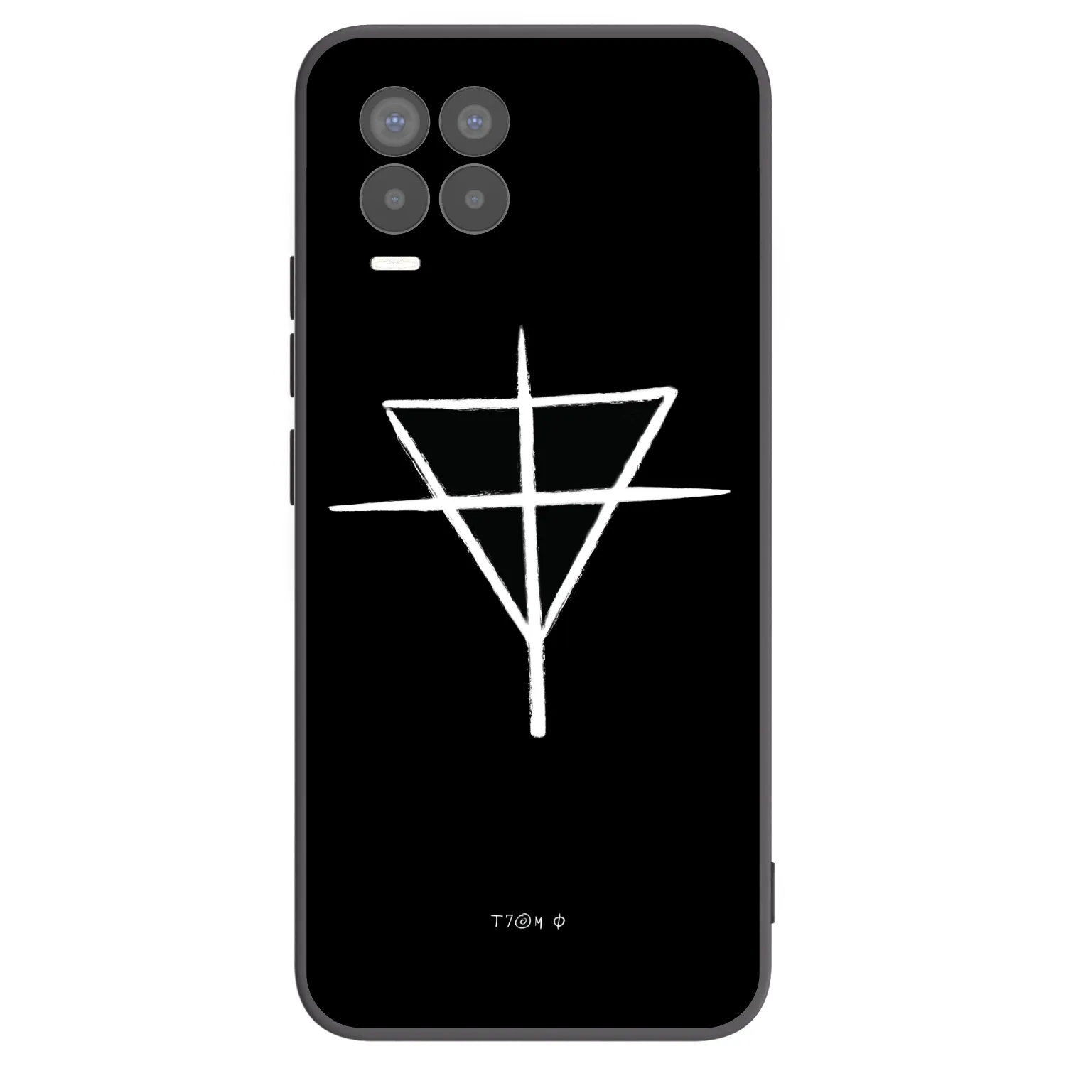 Picasee silikonový černý obal pro Realme 8 4G - ONEMANSHOW THE GAME