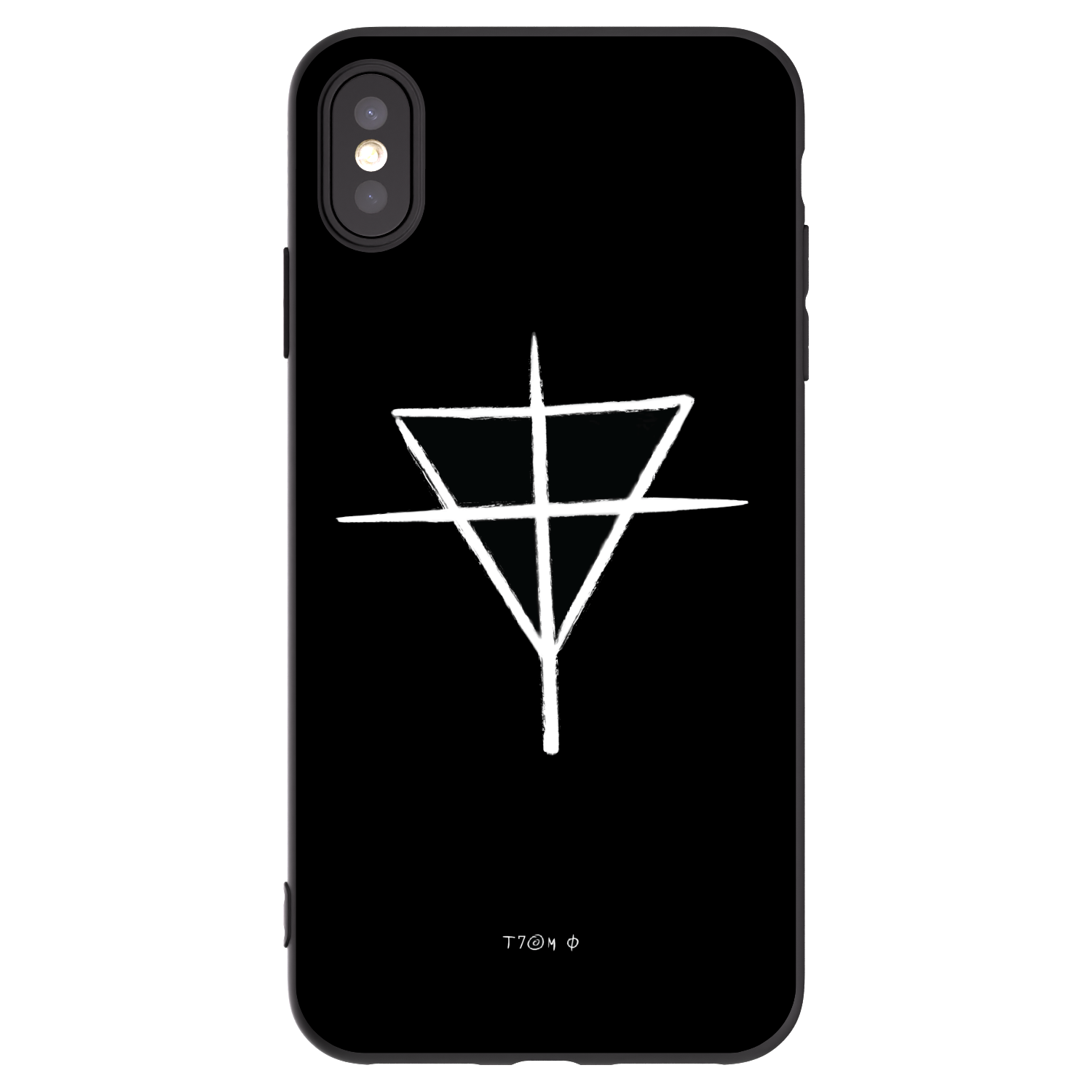 Picasee silikonový černý obal pro Apple iPhone XS Max - ONEMANSHOW THE GAME