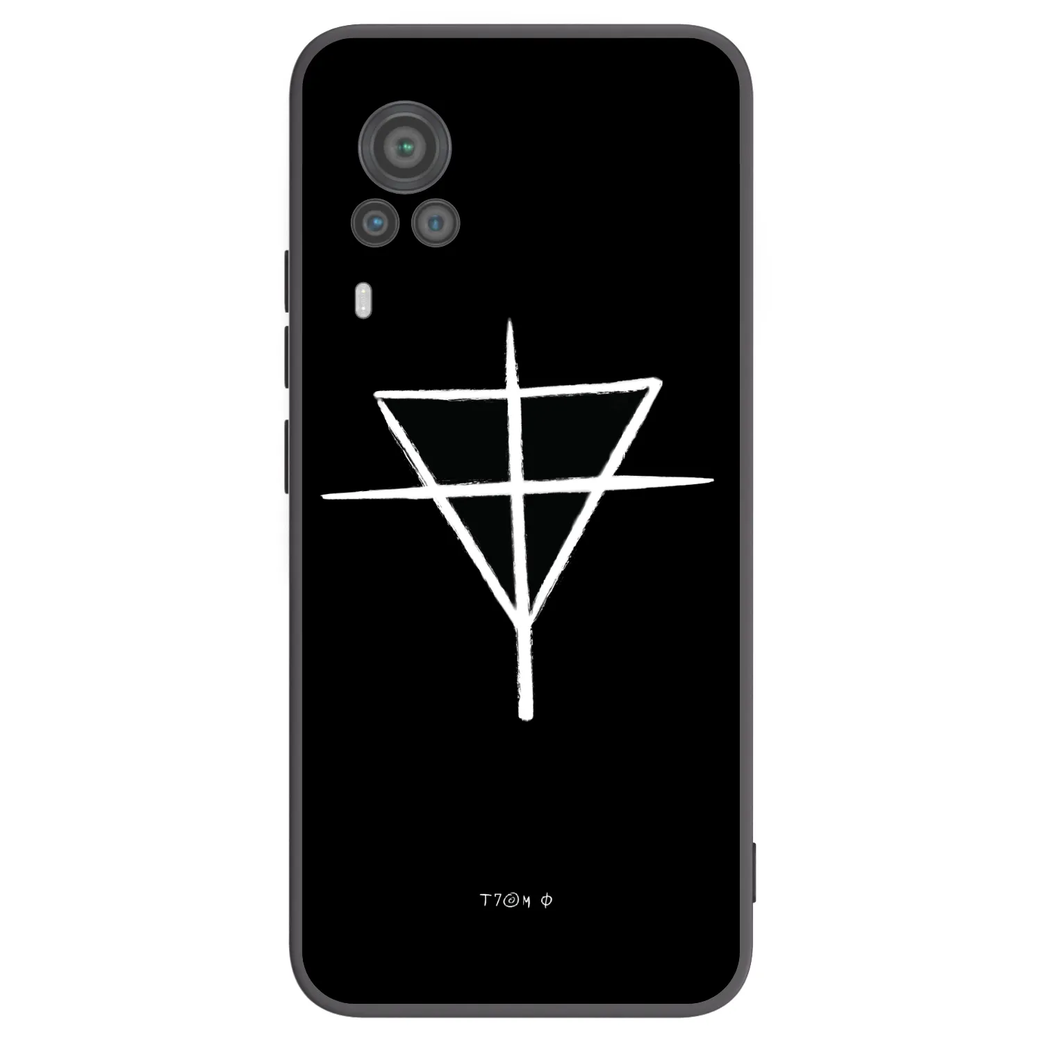 Picasee silikonový černý obal pro Vivo X60 Pro 5G - ONEMANSHOW THE GAME