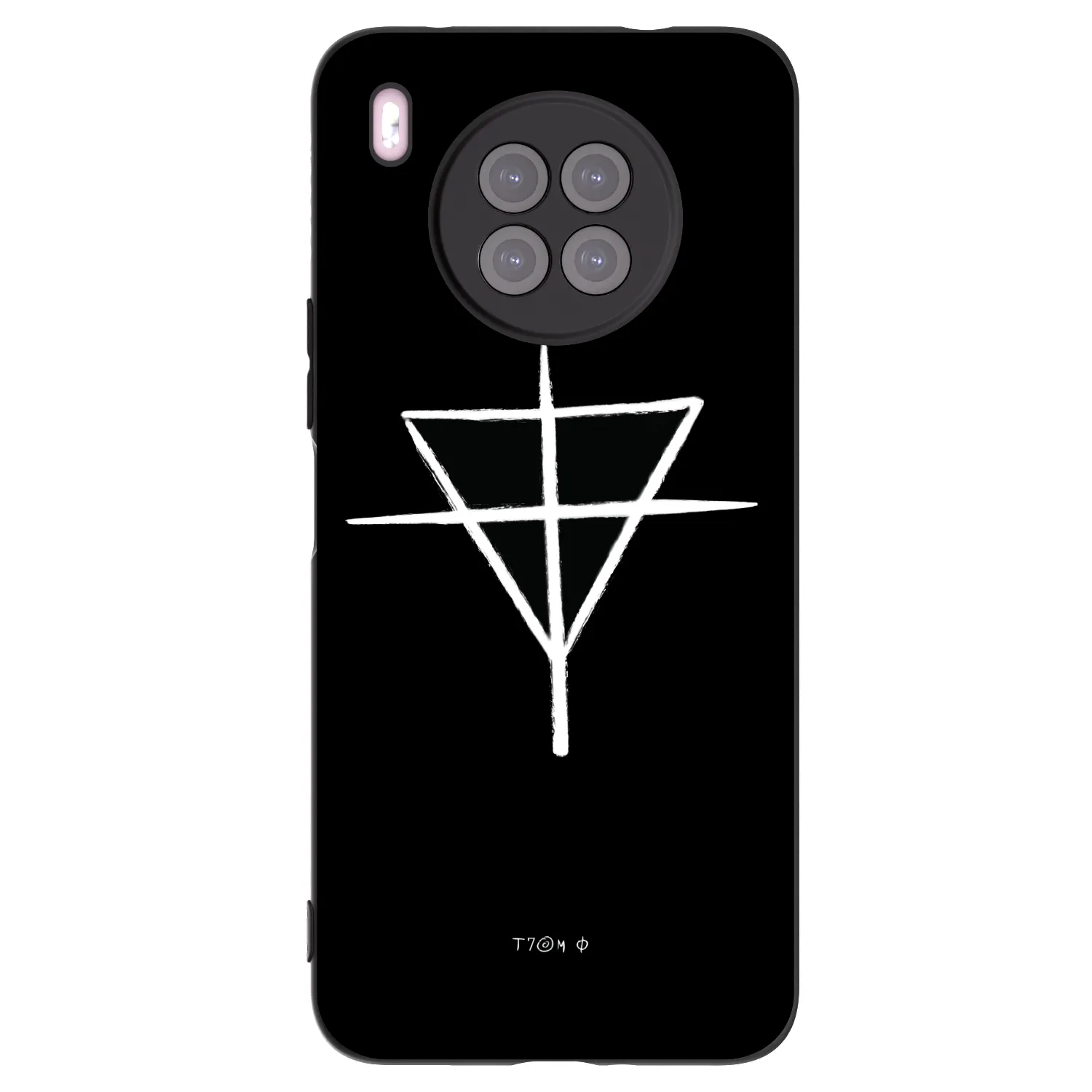 Picasee silikonový černý obal pro Huawei Nova 8i - ONEMANSHOW THE GAME