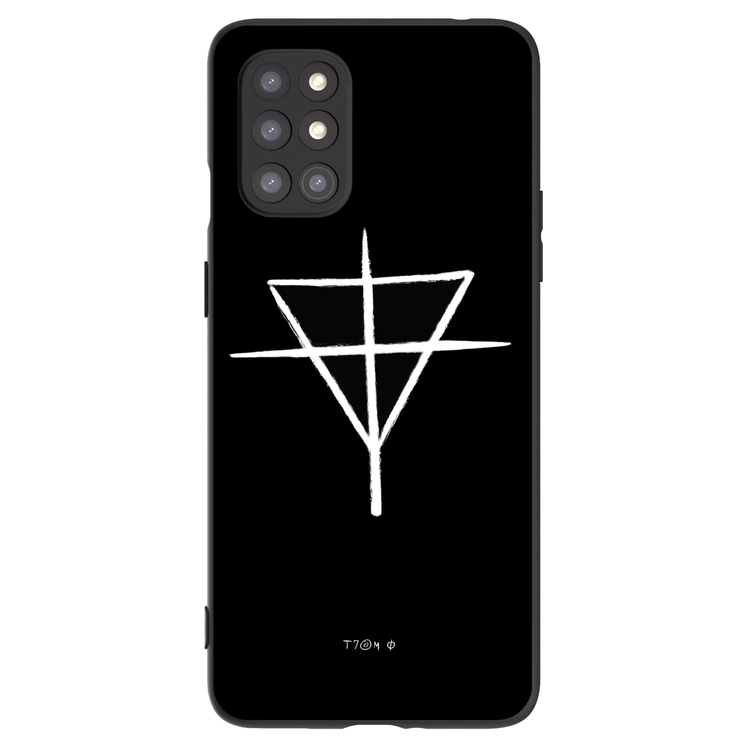 Picasee silikonový černý obal pro OnePlus 8T - ONEMANSHOW THE GAME