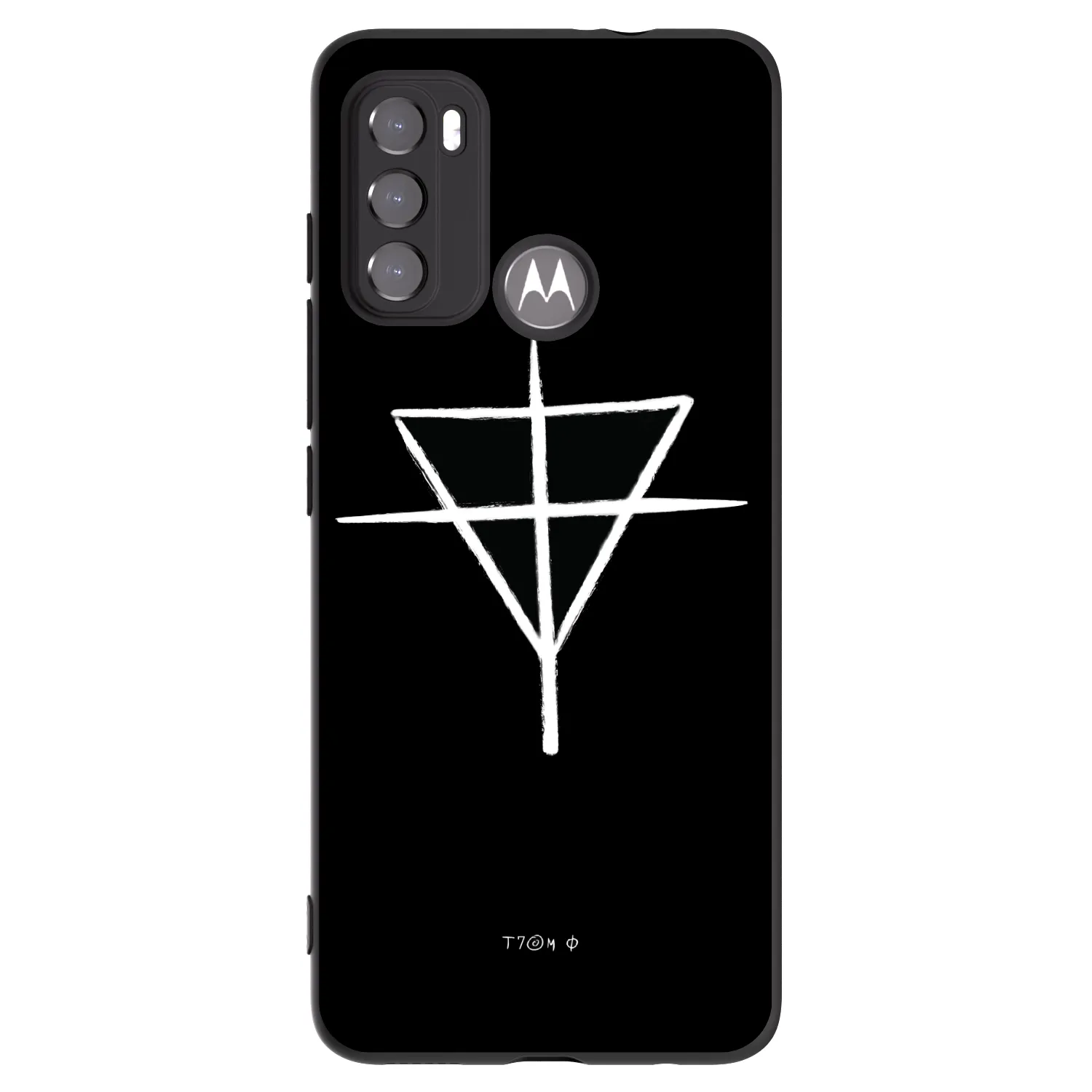 Picasee silikonový černý obal pro Motorola Moto G60 - ONEMANSHOW THE GAME