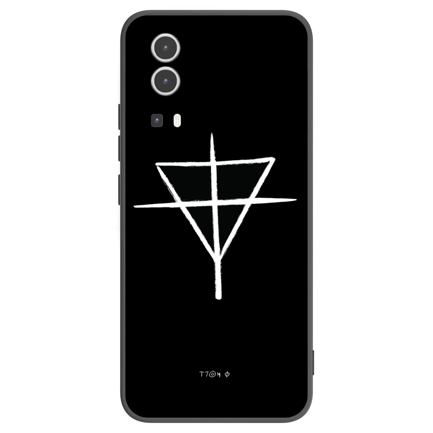 Picasee silikonový černý obal pro Vivo Y72 5G - ONEMANSHOW THE GAME