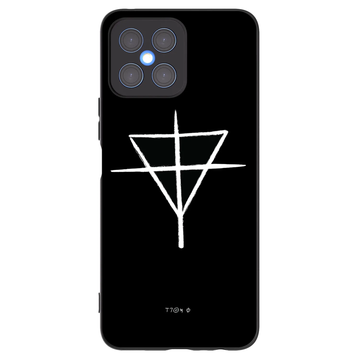 Picasee silikonový černý obal pro Honor X8 4G - ONEMANSHOW THE GAME