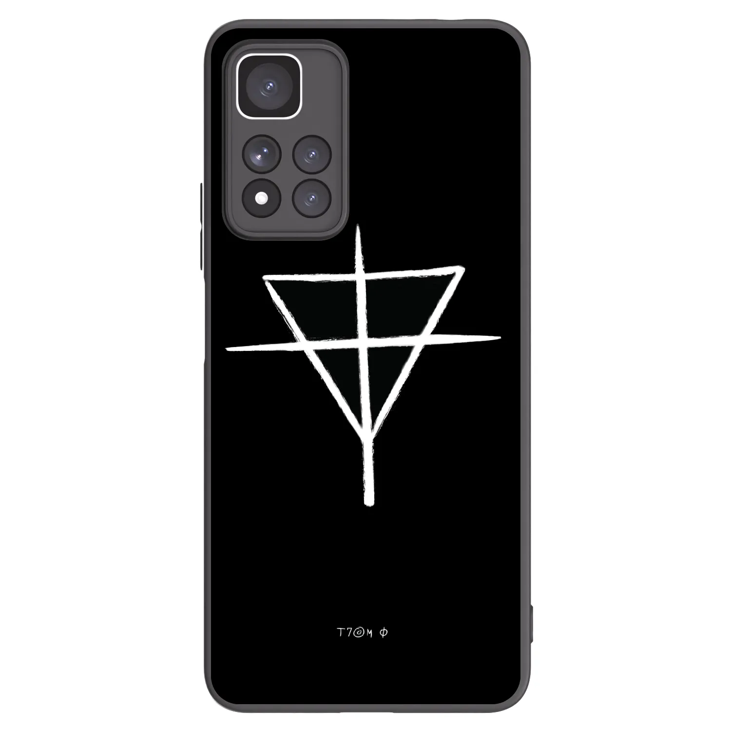 Picasee silikonový černý obal pro Xiaomi Redmi Note 11 Pro+ 5G - ONEMANSHOW THE GAME