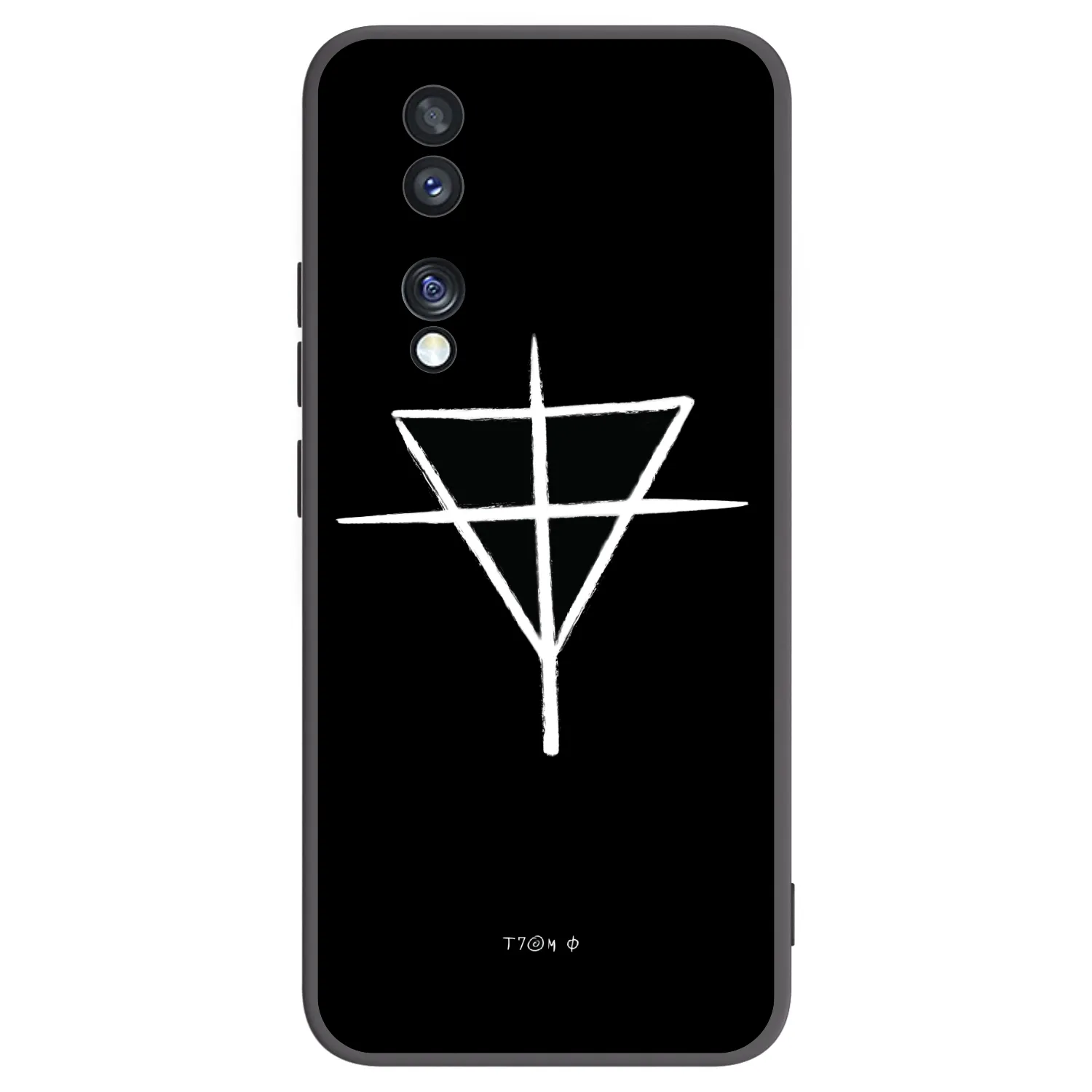 Picasee silikonový černý obal pro Honor 70 - ONEMANSHOW THE GAME