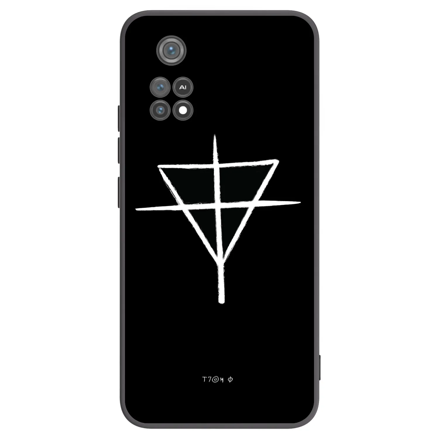 Picasee silikonový černý obal pro Xiaomi Poco M4 Pro - ONEMANSHOW THE GAME
