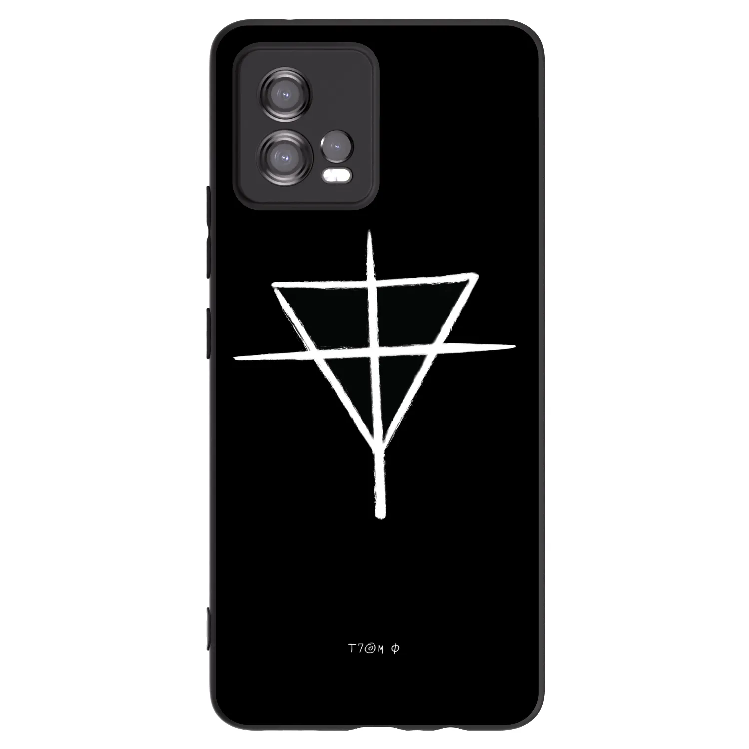 Picasee silikonový černý obal pro Motorola Moto G72 - ONEMANSHOW THE GAME