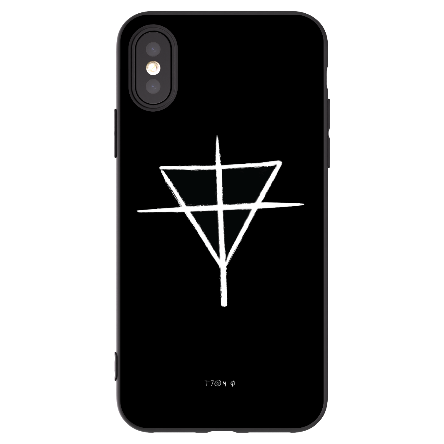 Picasee silikonový černý obal pro Apple iPhone X/XS - ONEMANSHOW THE GAME