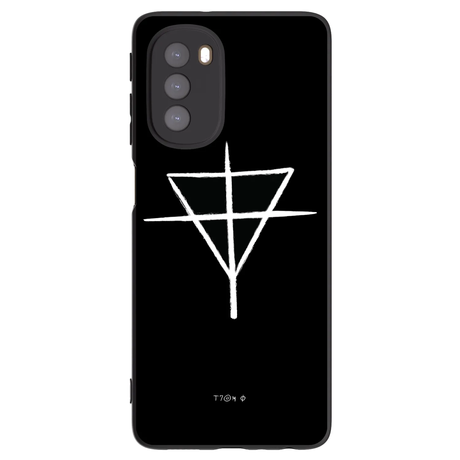 Picasee silikonový černý obal pro Motorola Moto G51 - ONEMANSHOW THE GAME