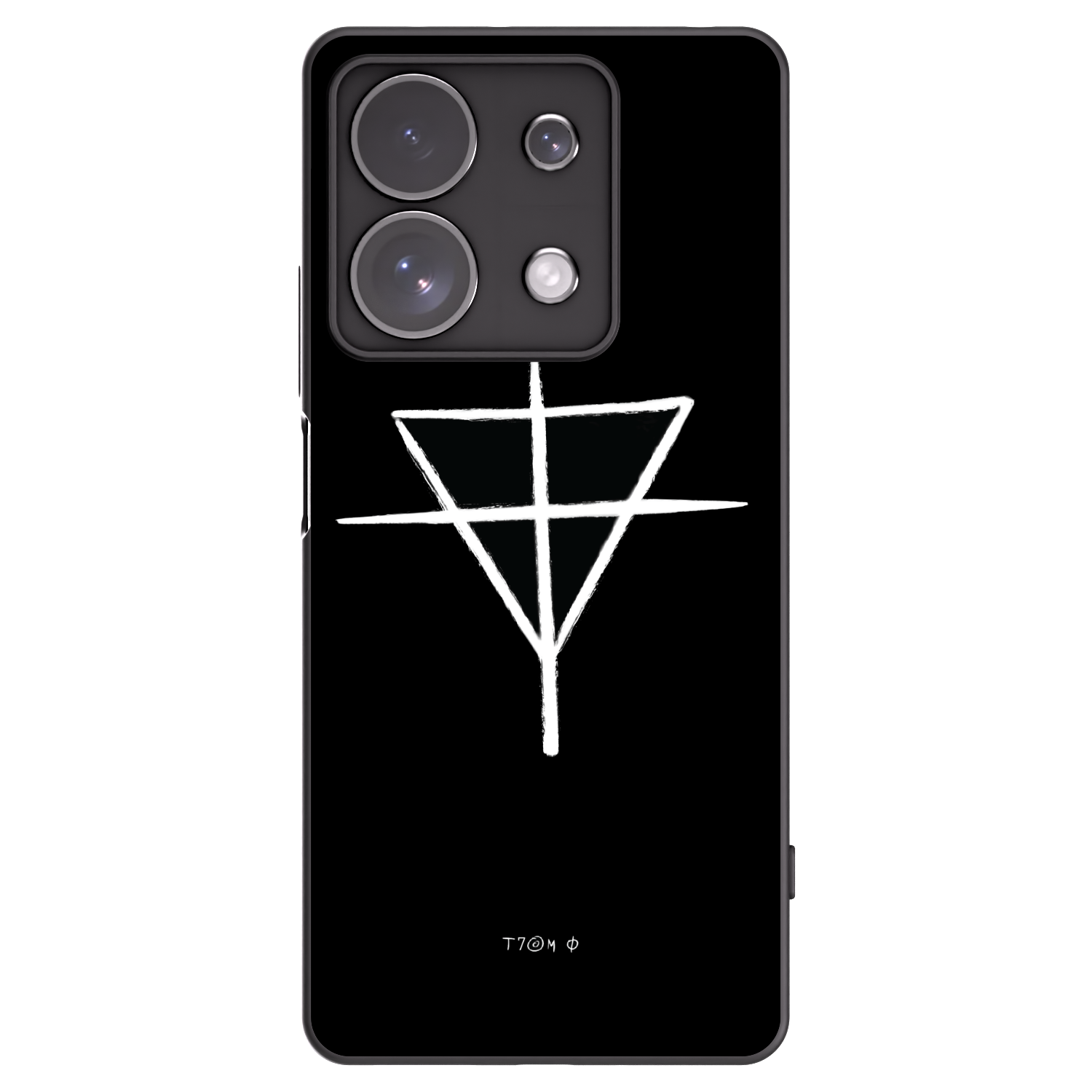 Picasee silikonový černý obal pro Xiaomi Redmi Note 13 Pro 4G - ONEMANSHOW THE GAME