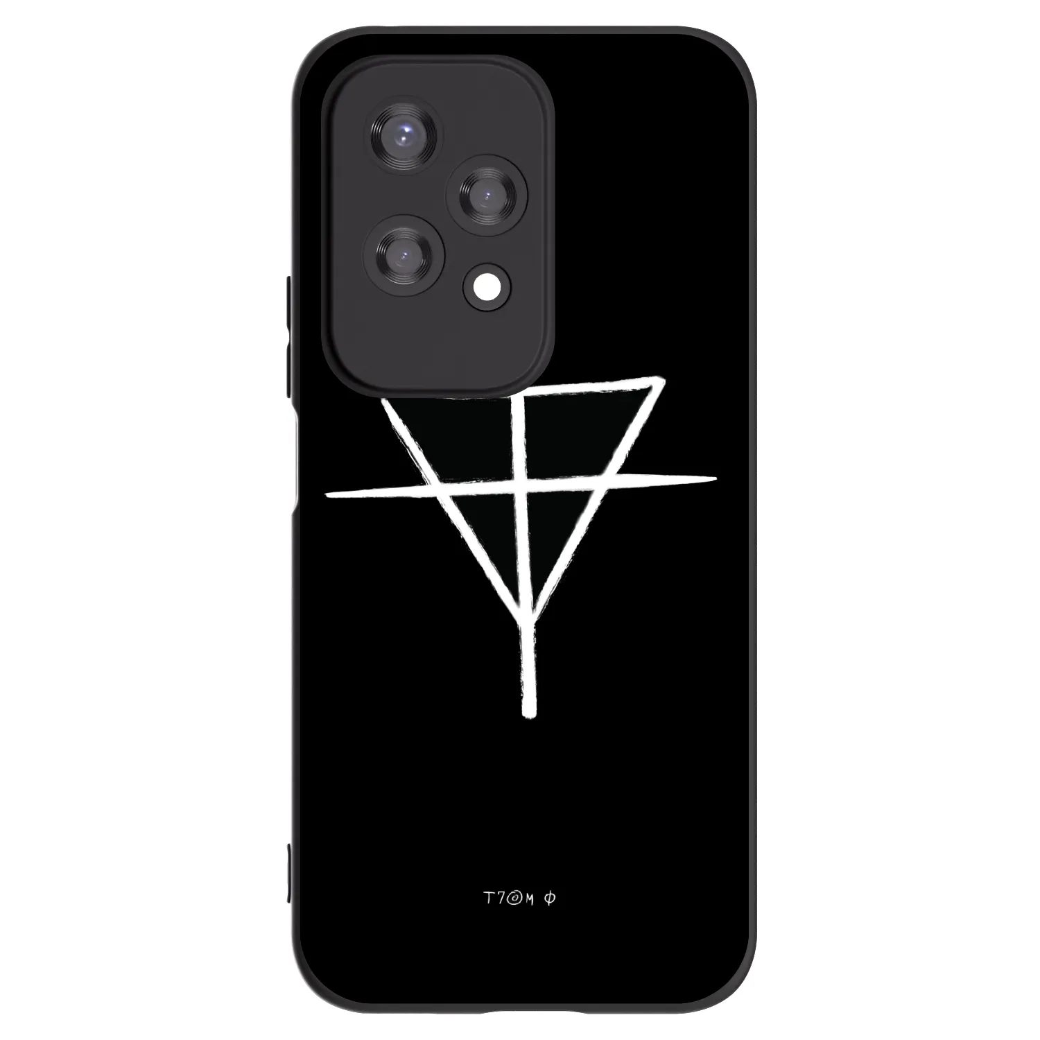 Picasee silikonový černý obal pro Honor 200 Lite - ONEMANSHOW THE GAME