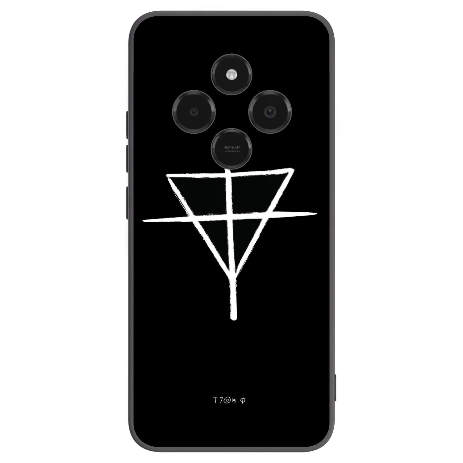 Picasee silikonový černý obal pro Xiaomi Poco C75 - ONEMANSHOW THE GAME