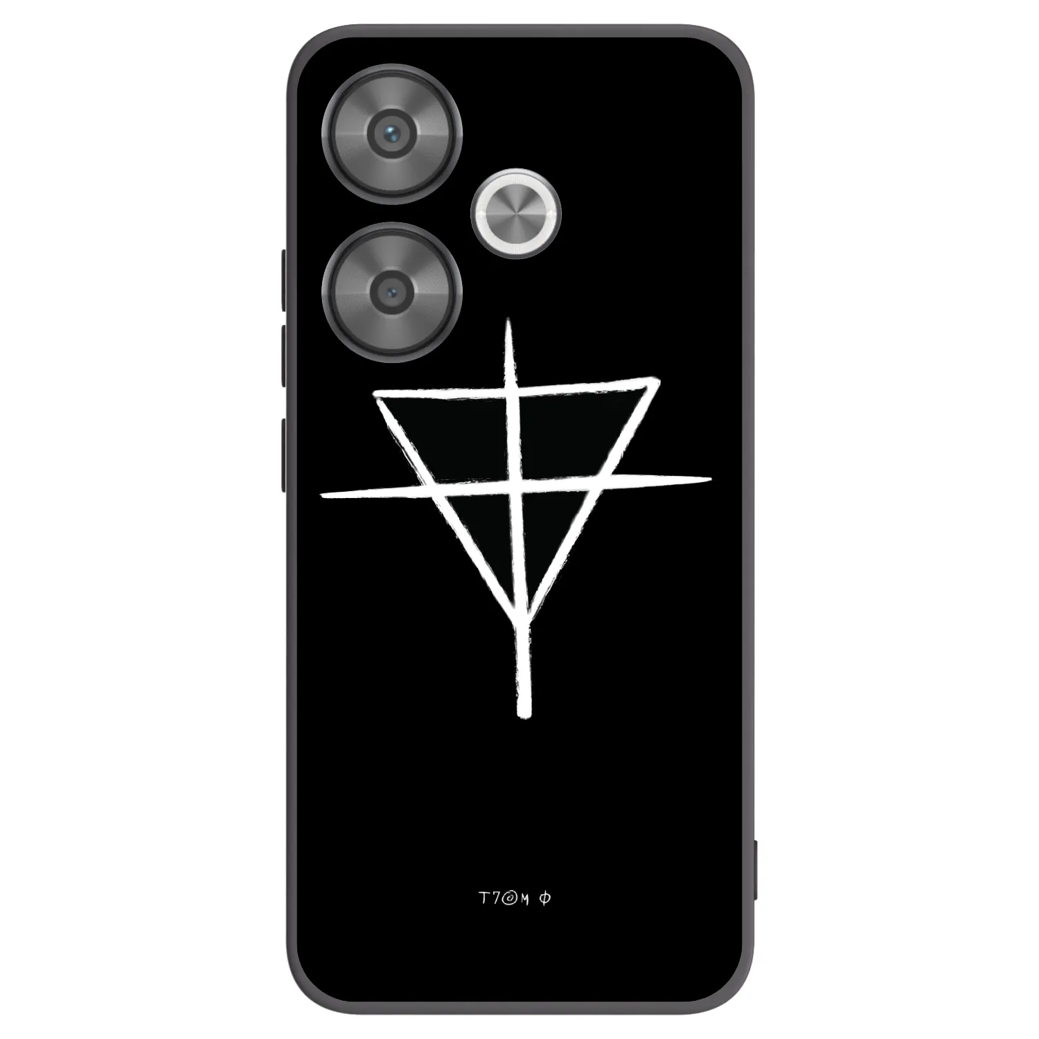 Picasee silikonový černý obal pro Xiaomi Poco F6 - ONEMANSHOW THE GAME
