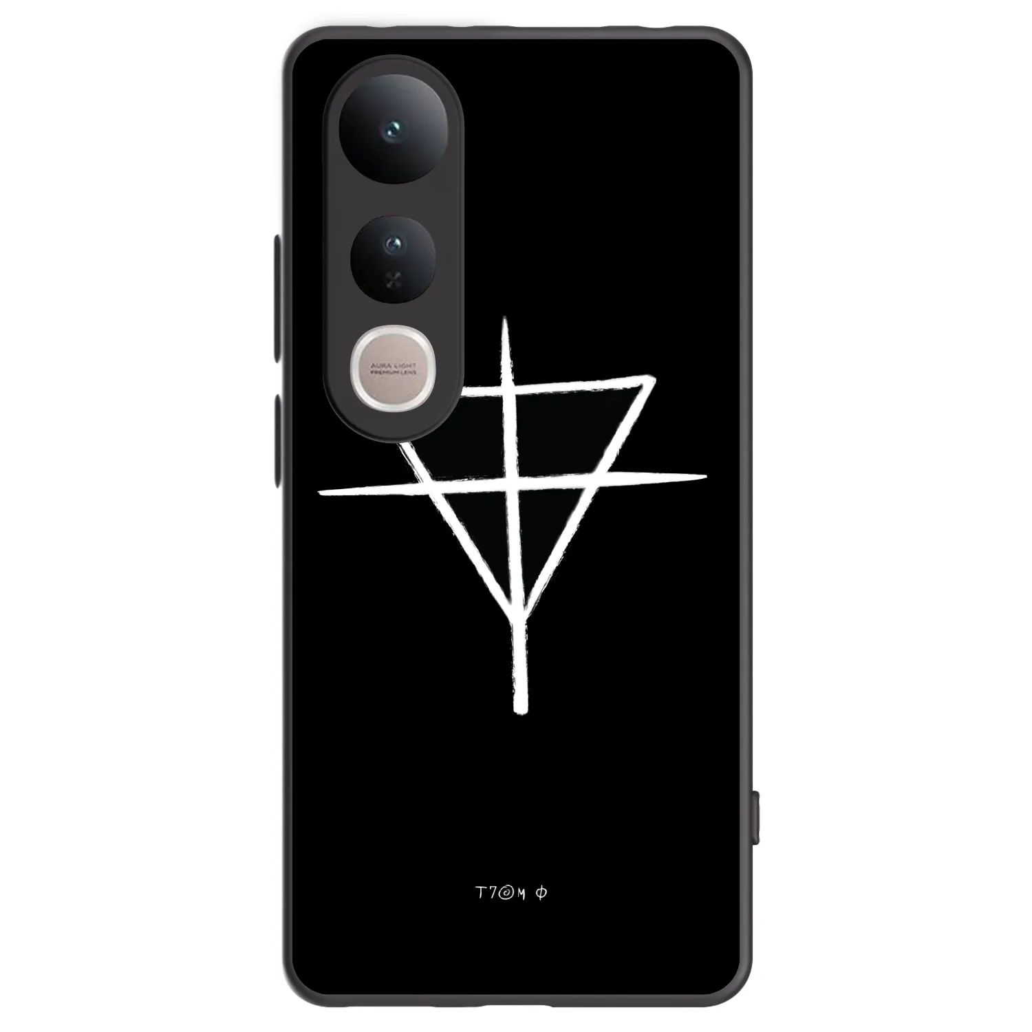 Picasee silikonový černý obal pro Vivo V50 Lite 5G - ONEMANSHOW THE GAME