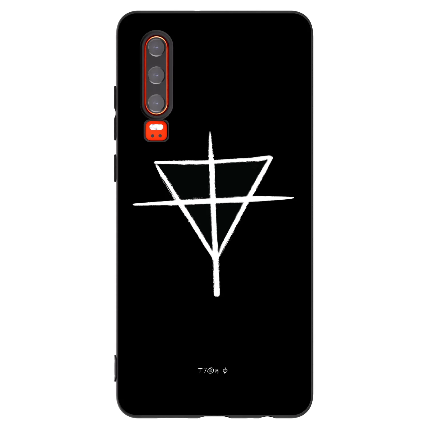 Picasee silikonový černý obal pro Huawei P30 - ONEMANSHOW THE GAME