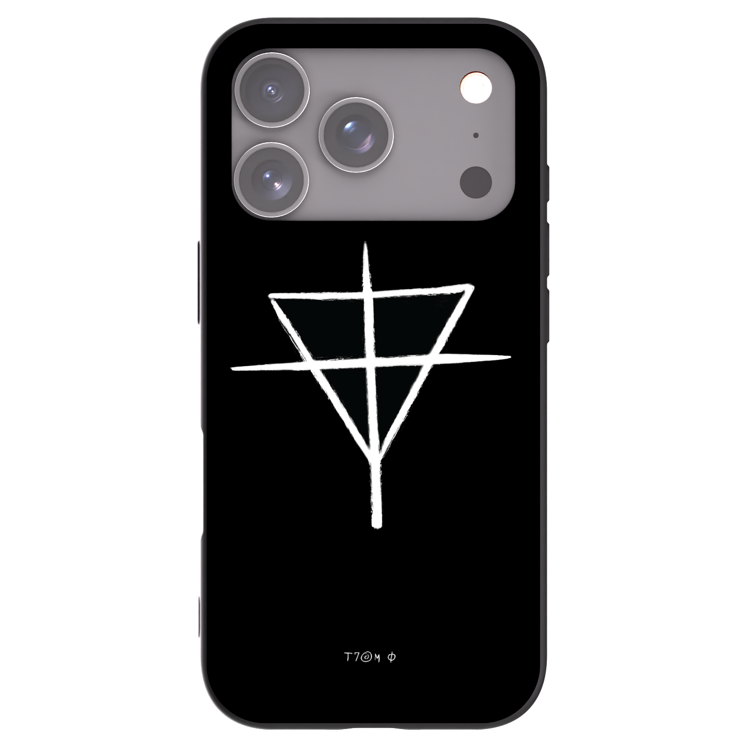 Picasee silikonový černý obal pro Apple iPhone 17 Pro - ONEMANSHOW THE GAME