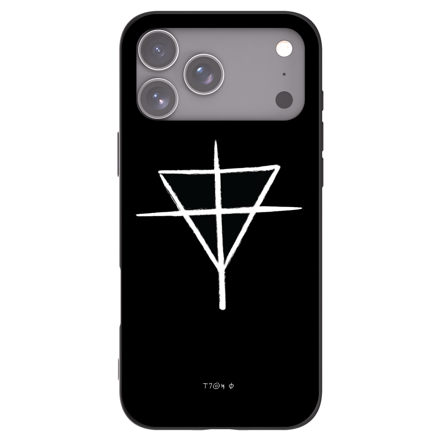 Picasee silikonový černý obal pro Apple iPhone 17 Pro Max - ONEMANSHOW THE GAME