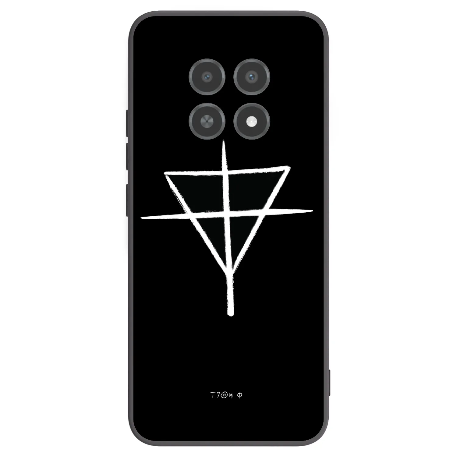 Picasee silikonový černý obal pro Realme 12X - ONEMANSHOW THE GAME