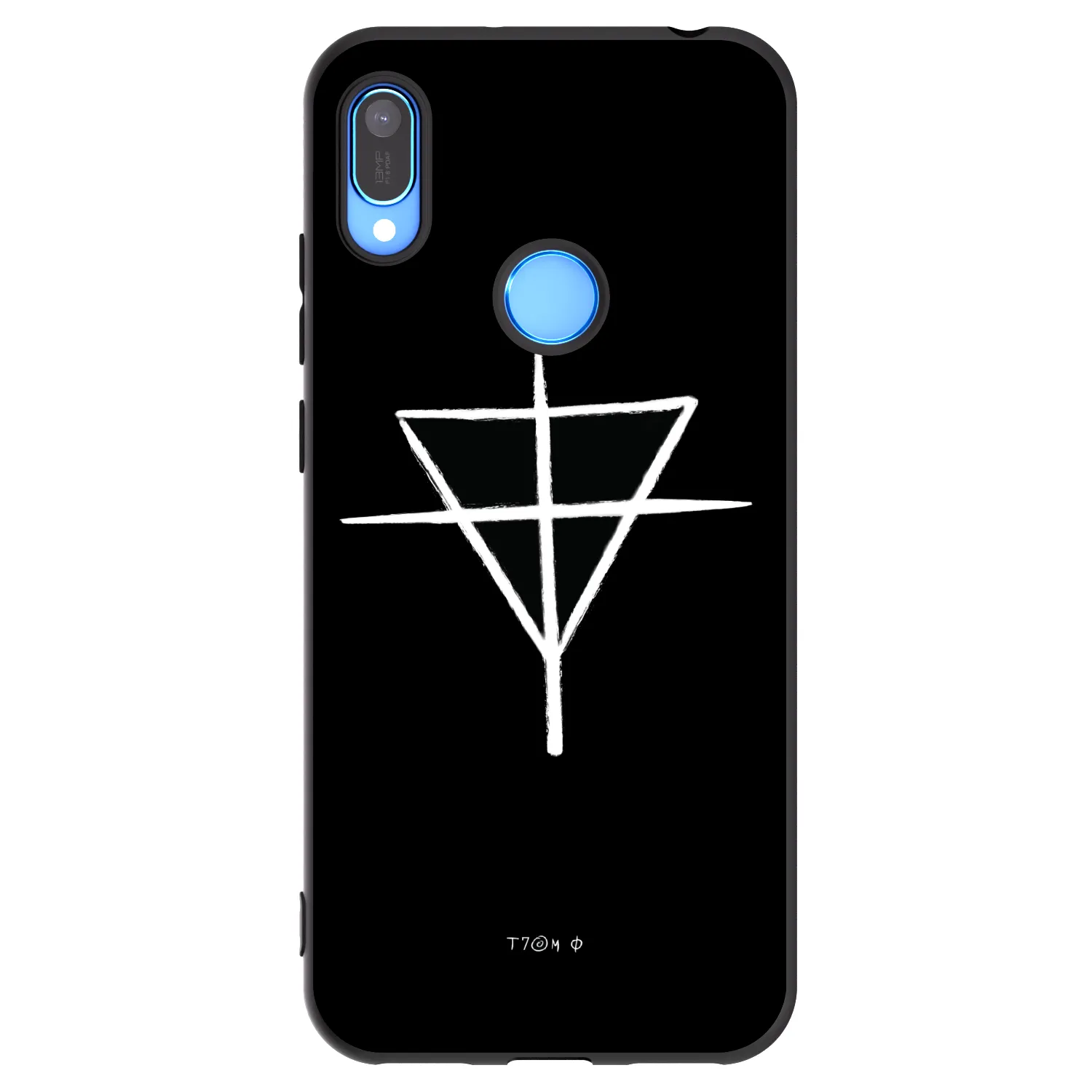 Picasee silikonový černý obal pro Huawei Y6 2019 - ONEMANSHOW THE GAME