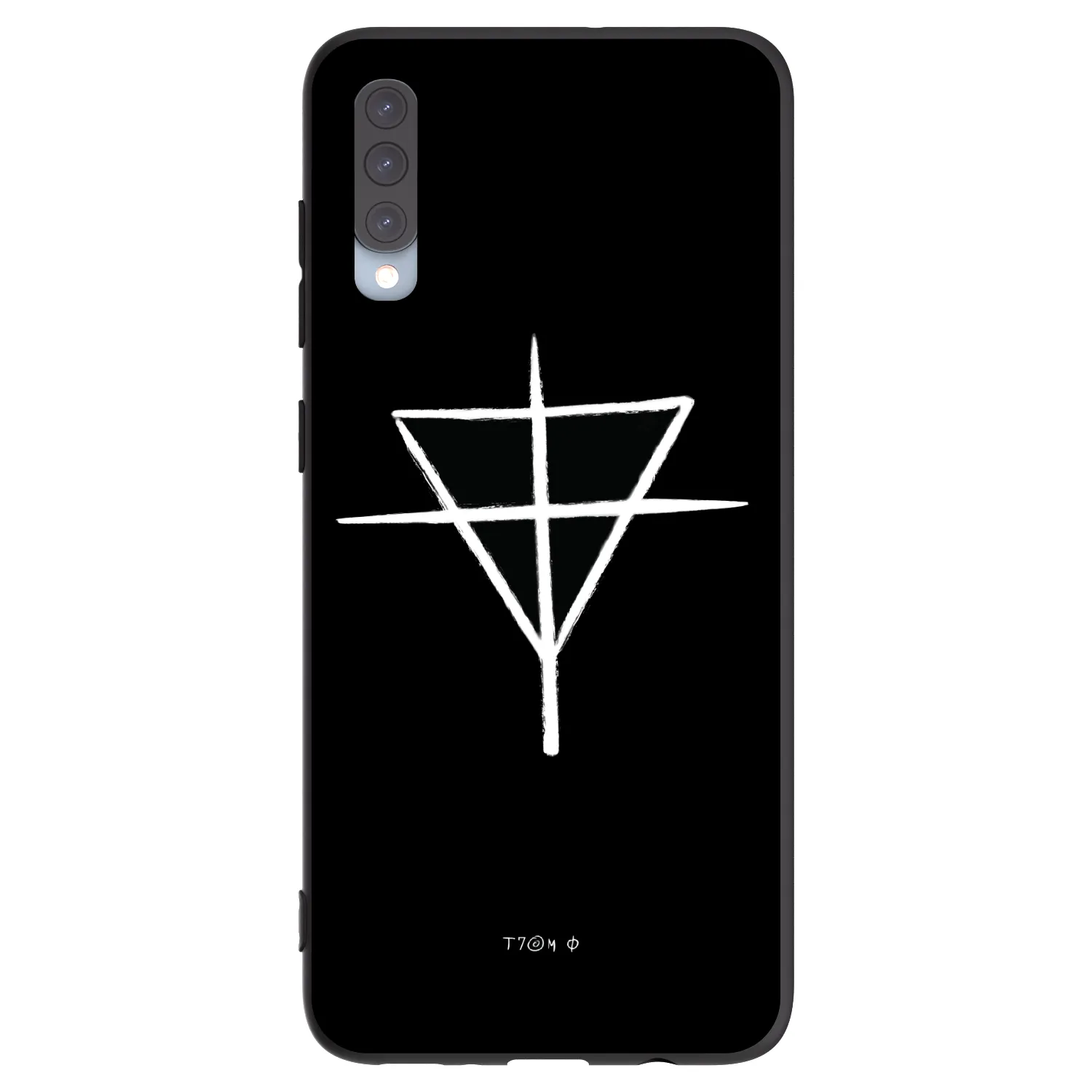 Picasee silikonový černý obal pro Samsung Galaxy A70 A705F - ONEMANSHOW THE GAME