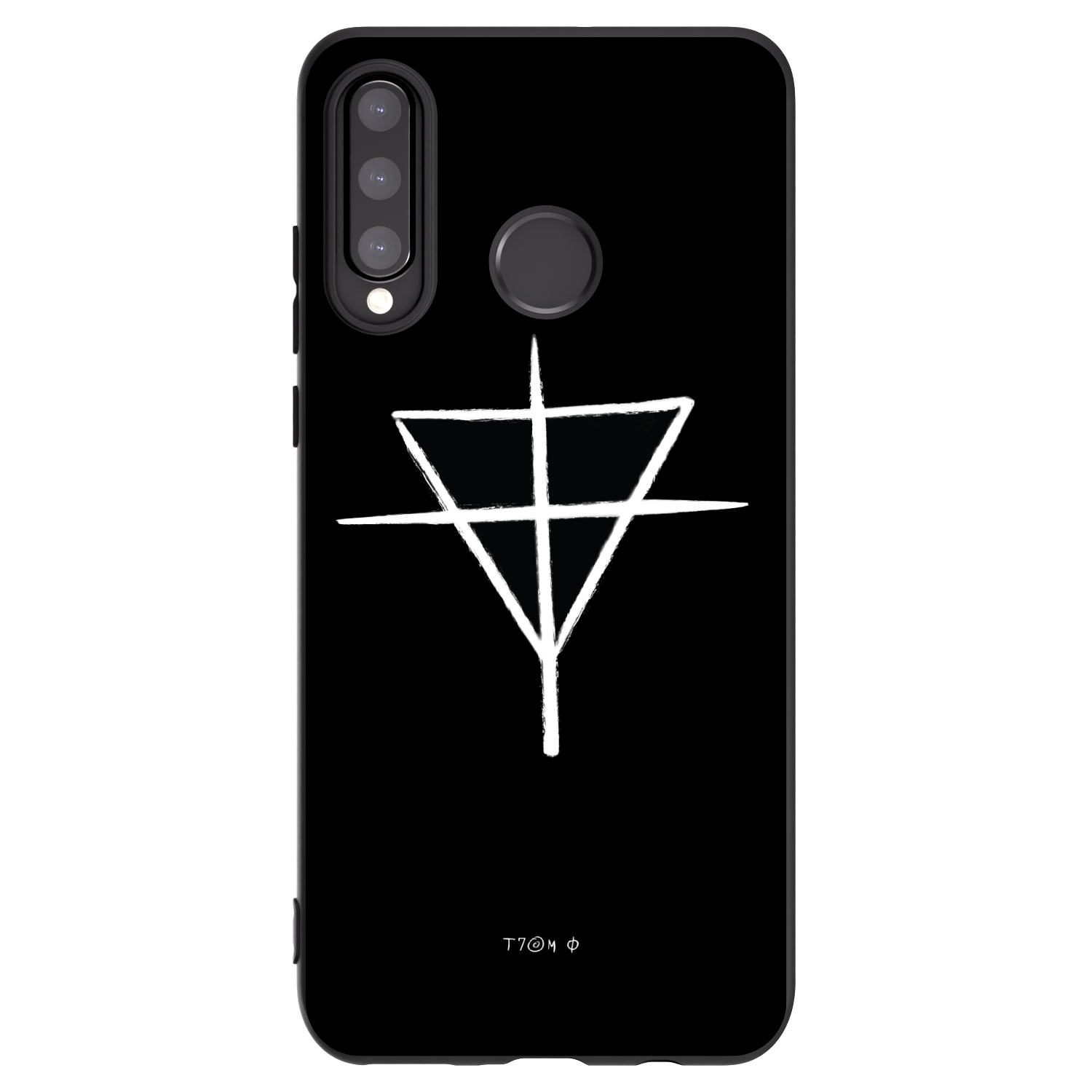 Picasee silikonový černý obal pro Huawei P30 Lite - ONEMANSHOW THE GAME
