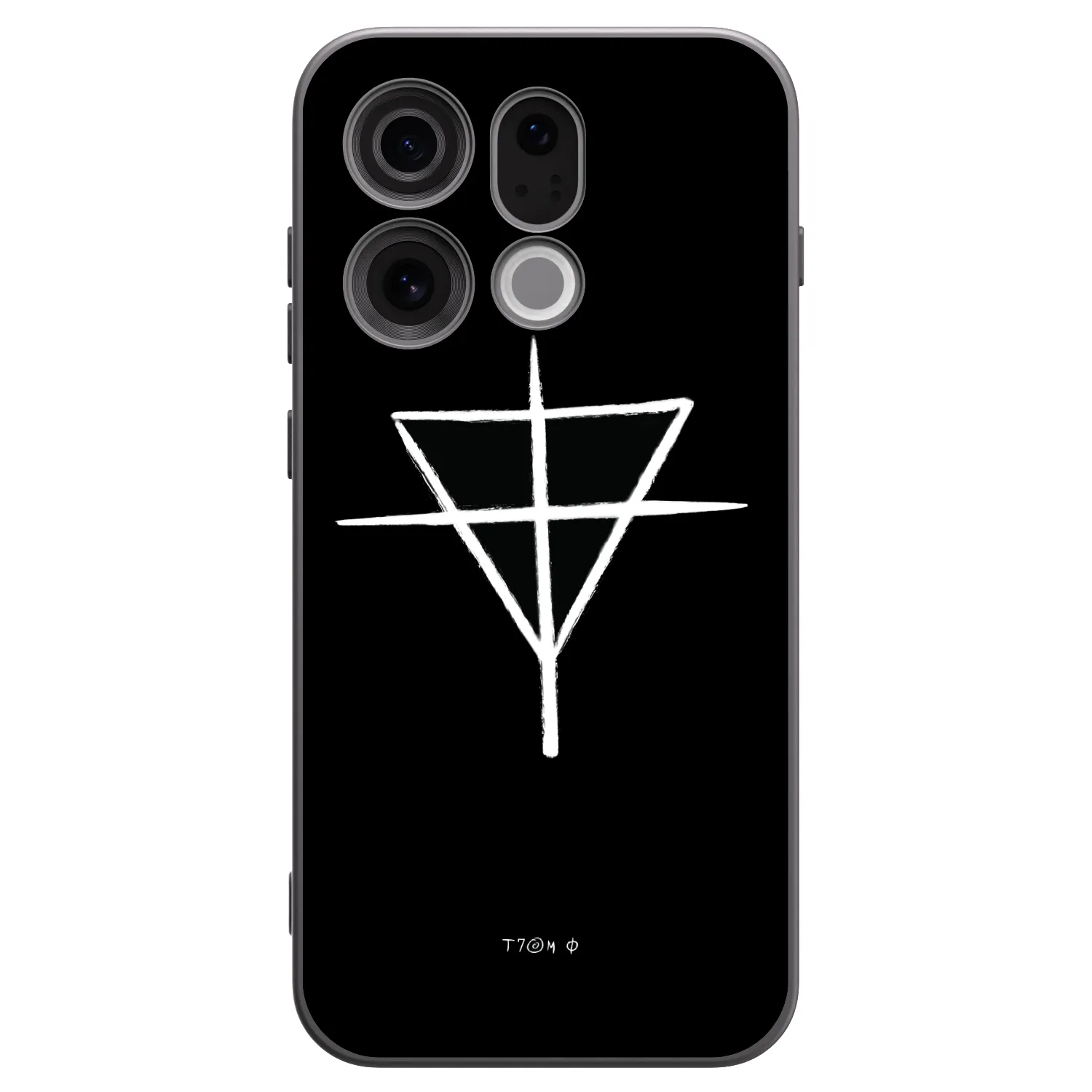 Picasee silikonový černý obal pro OPPO Find X9 - ONEMANSHOW THE GAME