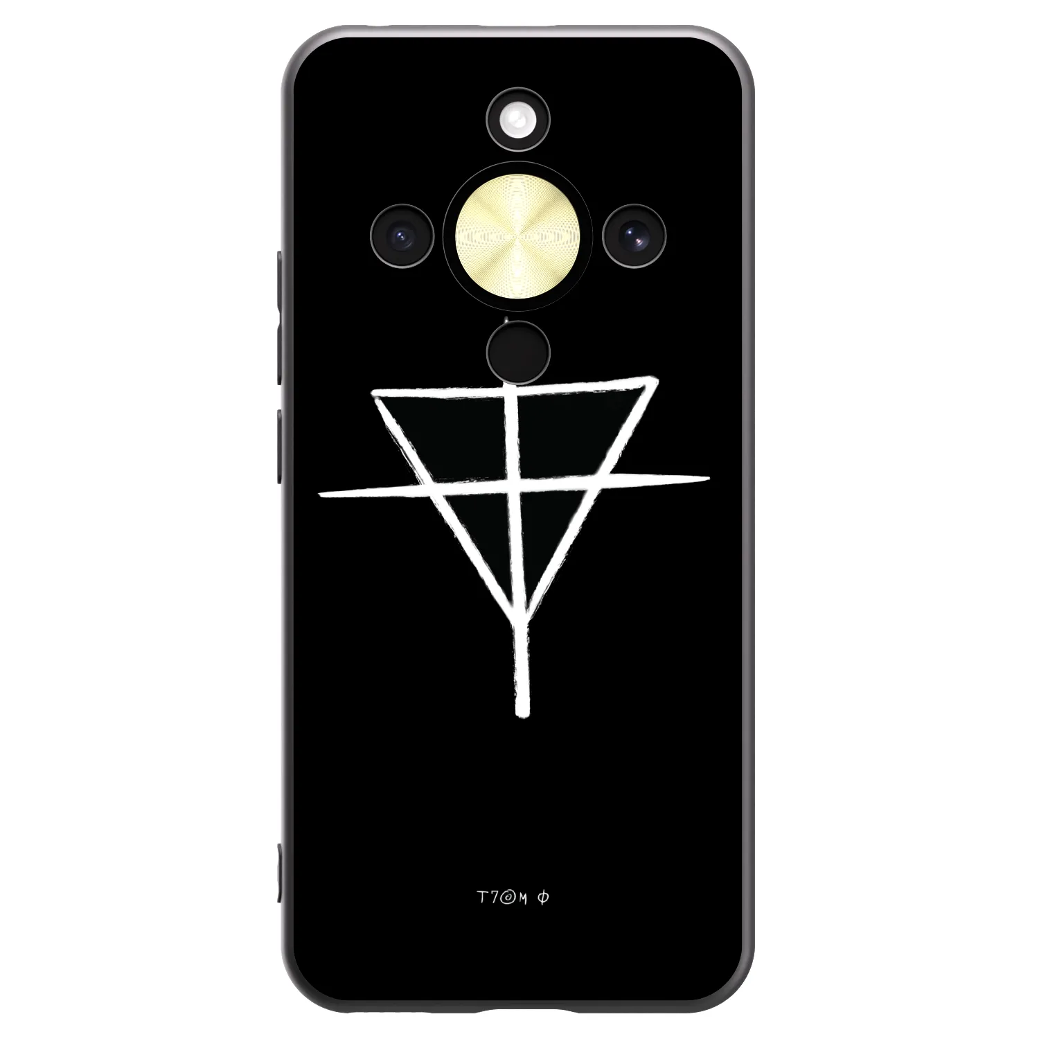 Picasee silikonový černý obal pro Honor Magic8 Lite 5G - ONEMANSHOW THE GAME