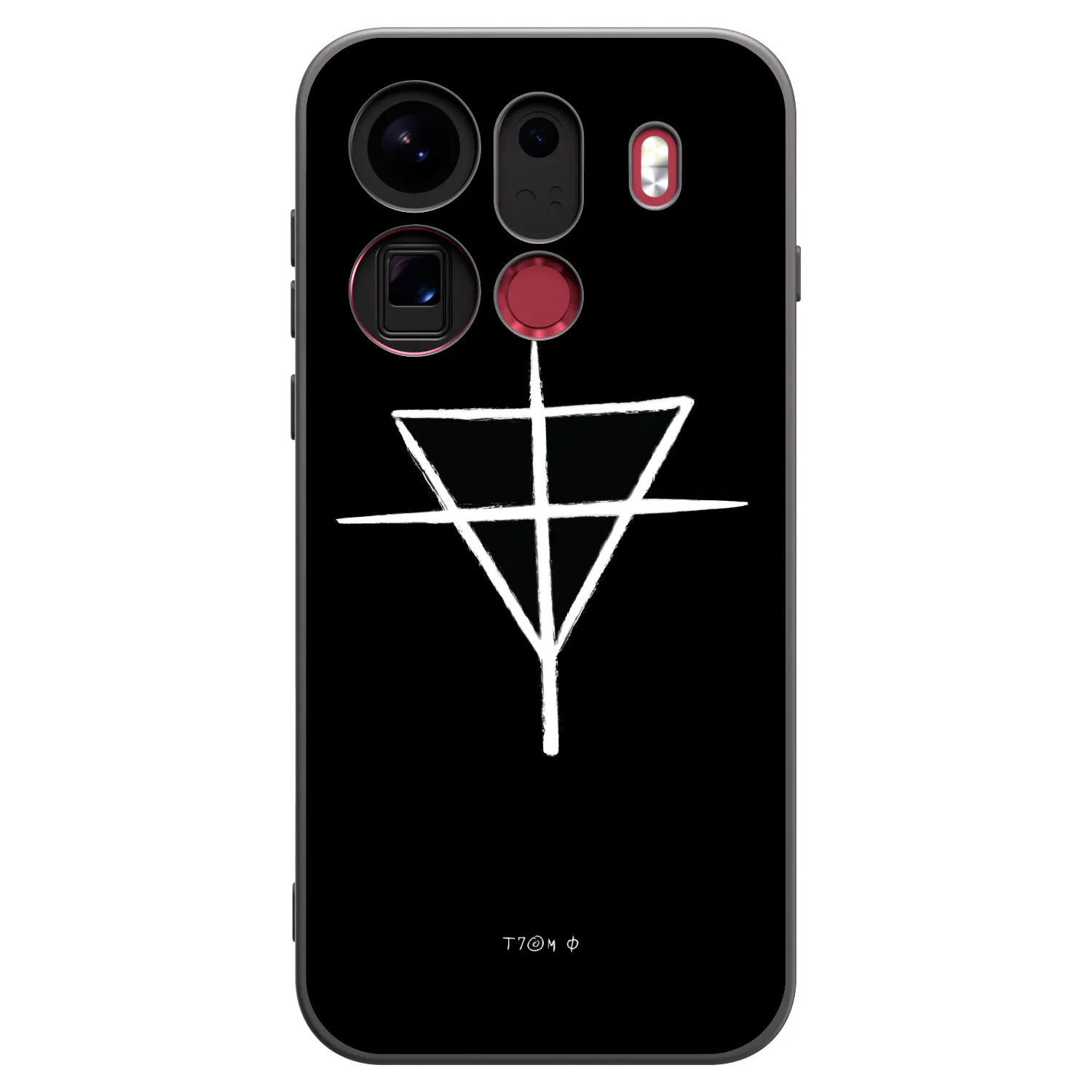 Picasee silikonový černý obal pro OPPO Find X9 Pro - ONEMANSHOW THE GAME