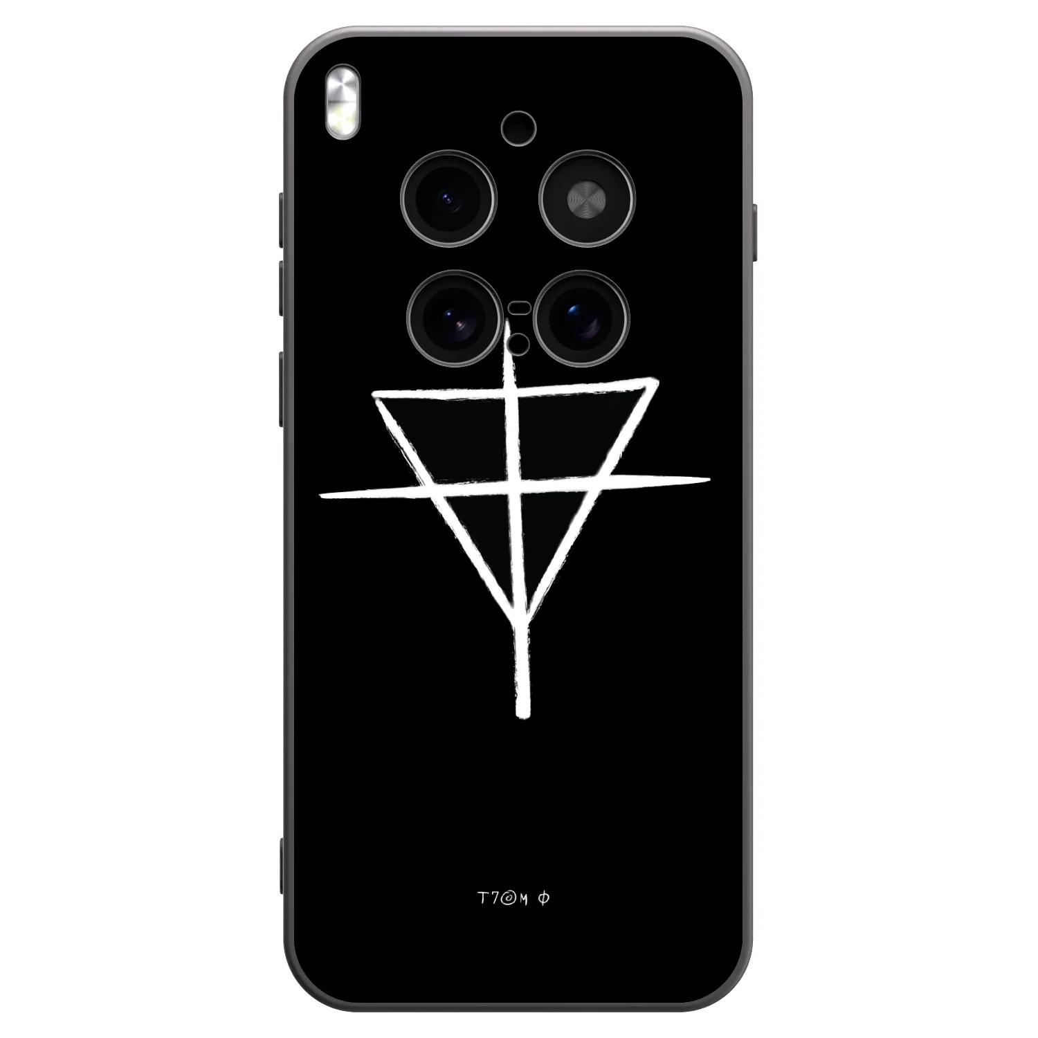 Picasee silikonový černý obal pro Vivo X300 Pro - ONEMANSHOW THE GAME