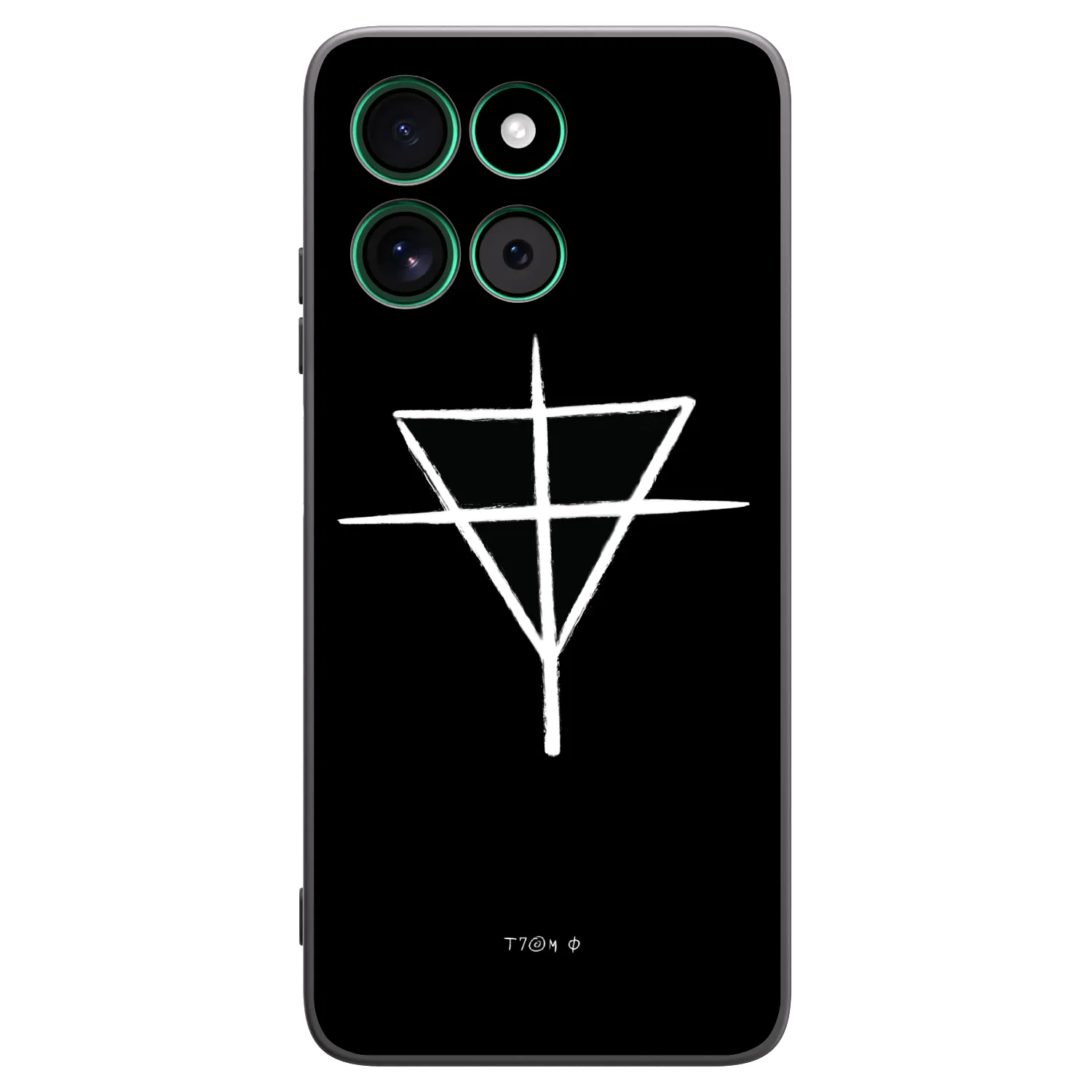 Picasee silikonový černý obal pro Motorola Moto G57 Power - ONEMANSHOW THE GAME