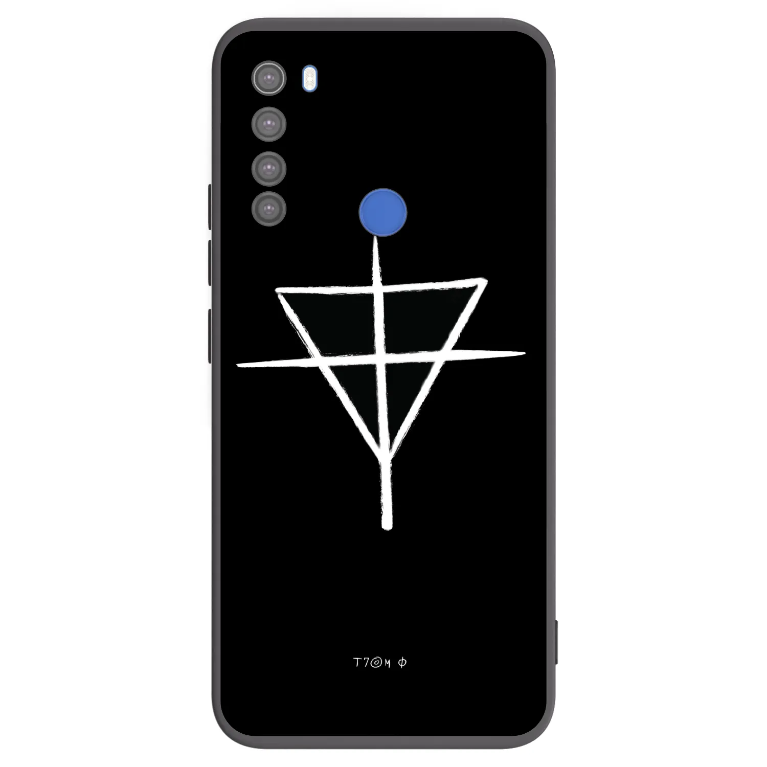 Picasee silikonový černý obal pro Xiaomi Redmi Note 8T - ONEMANSHOW THE GAME