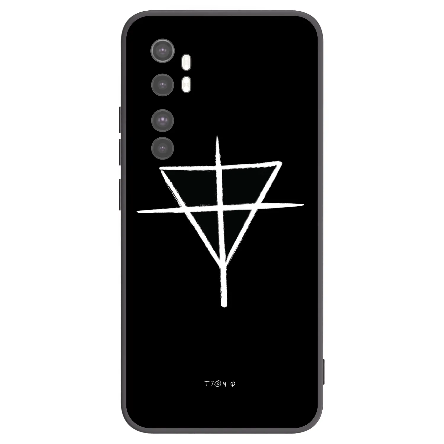Picasee silikonový černý obal pro Xiaomi Mi Note 10 Lite - ONEMANSHOW THE GAME
