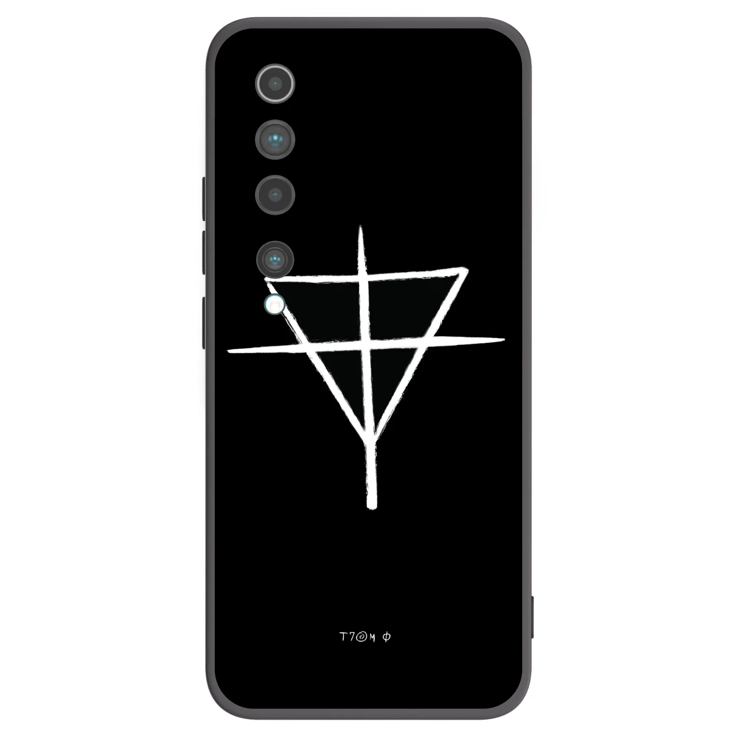 Picasee silikonový černý obal pro Xiaomi Mi 10 - ONEMANSHOW THE GAME