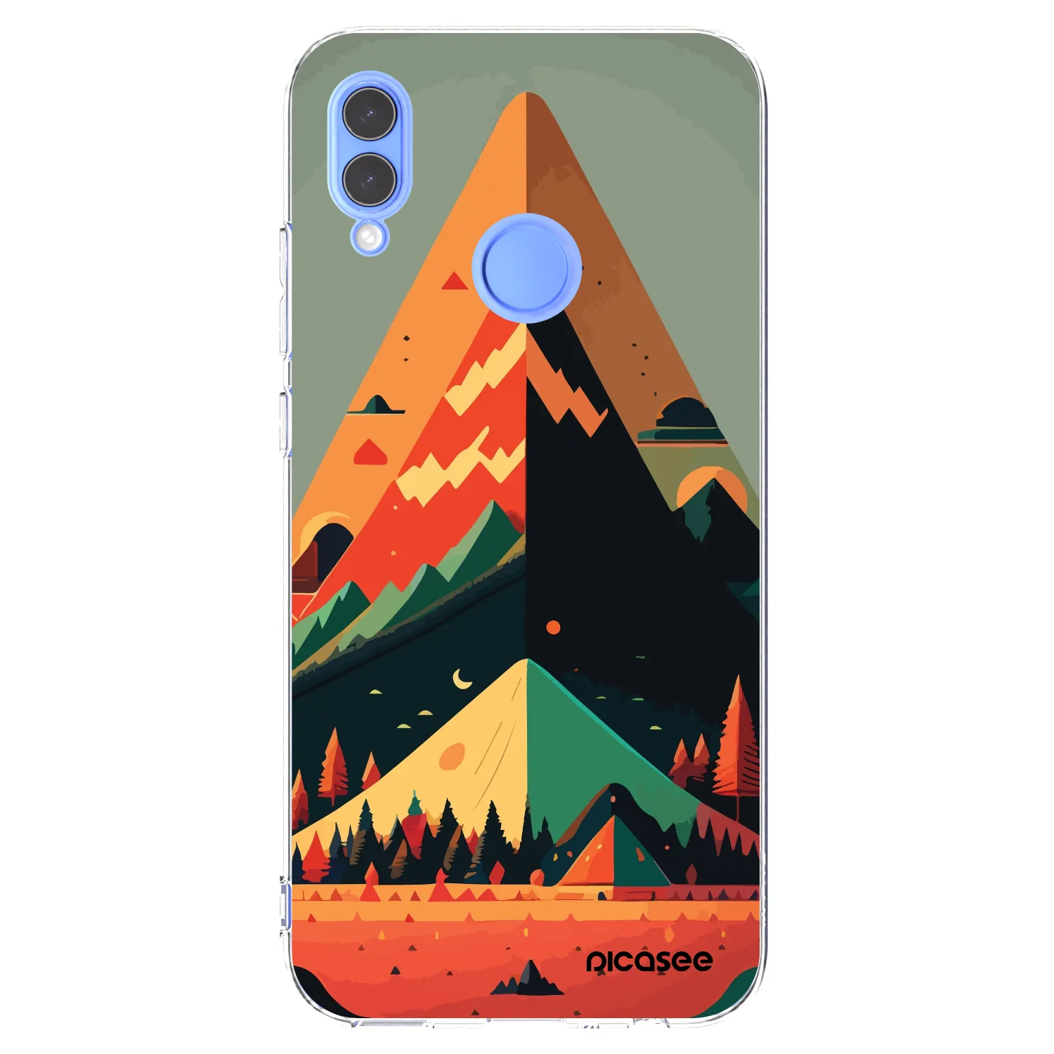Picasee silikonový průhledný obal pro Honor 10 Lite - Oregon