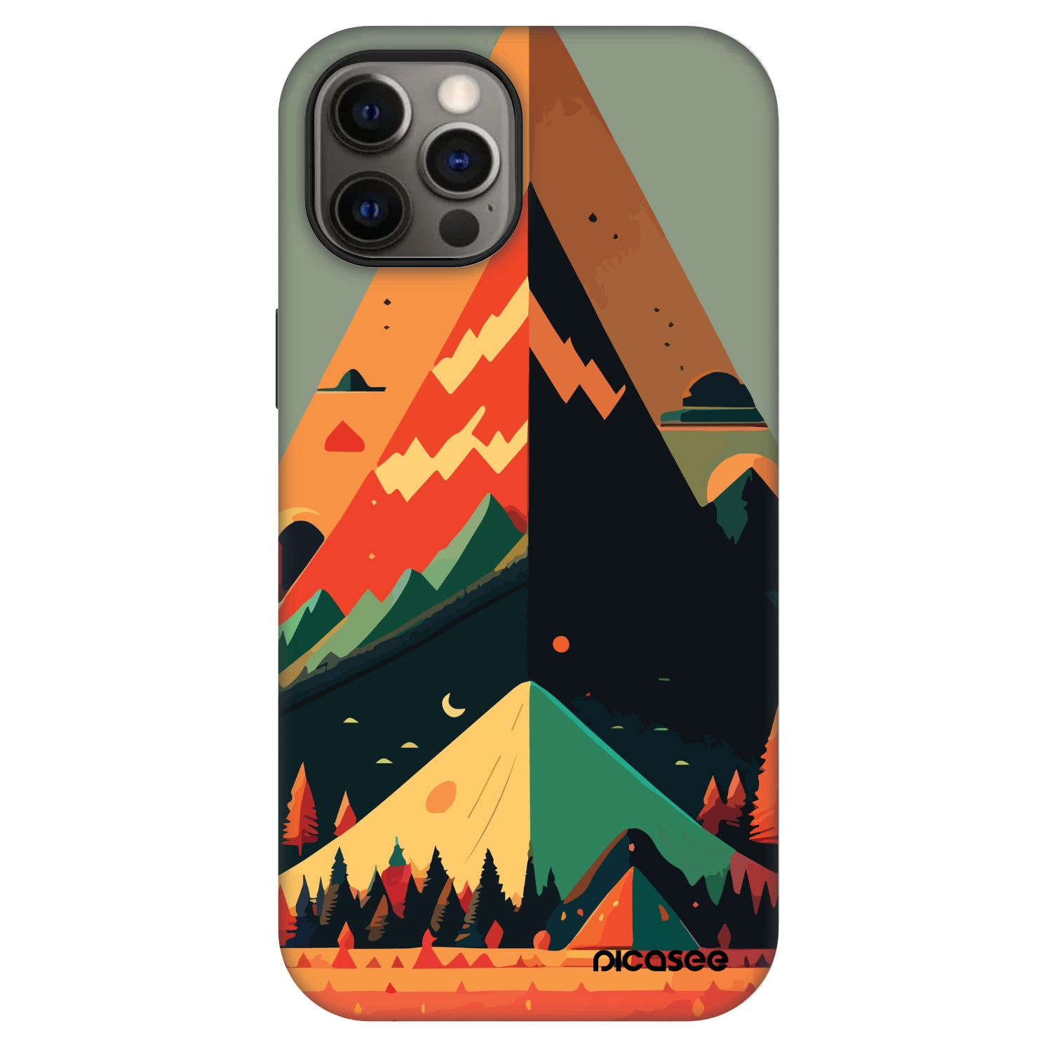 Picasee Fashion Case MagSafe Apple iPhone 12 Pro - Oregon