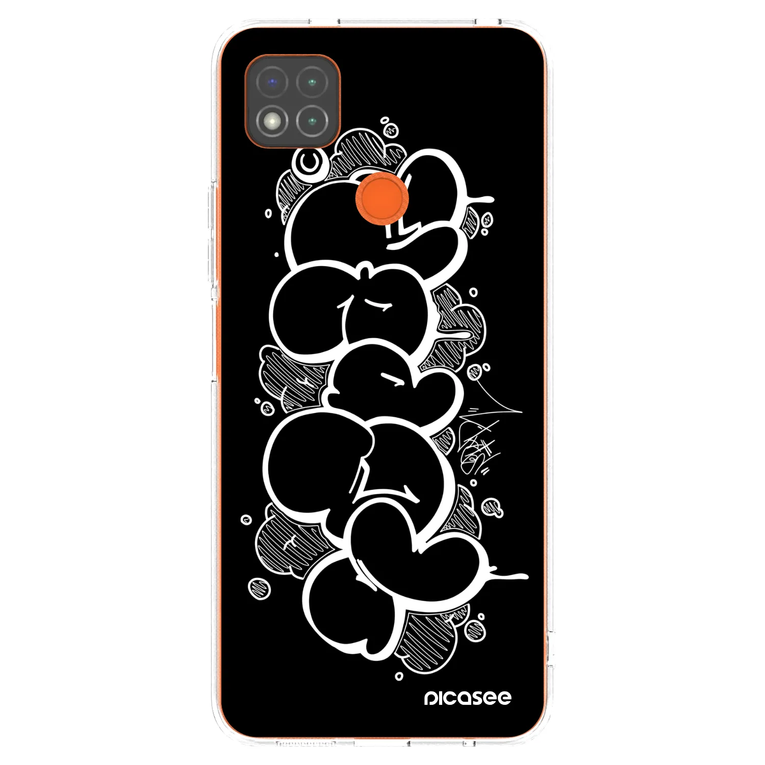 Picasee silikonový průhledný obal pro Xiaomi Redmi 9C - Throw UP