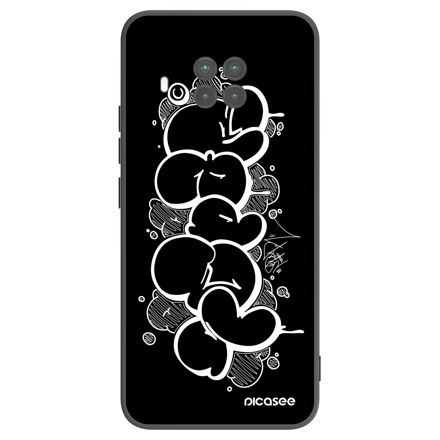 Picasee silikonový černý obal pro Xiaomi Mi 10T Lite - Throw UP