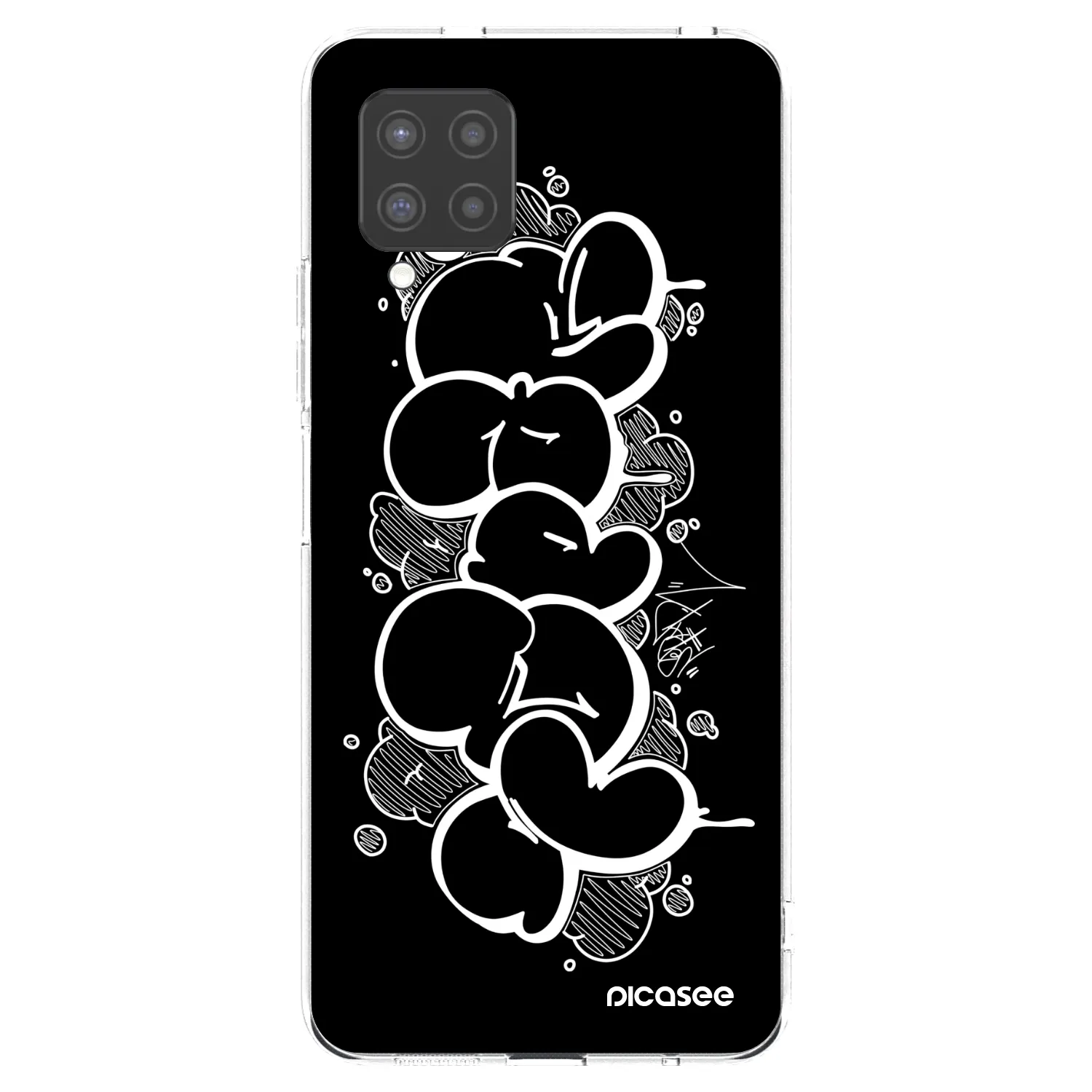 Picasee silikonový průhledný obal pro Samsung Galaxy A42 A426B - Throw UP