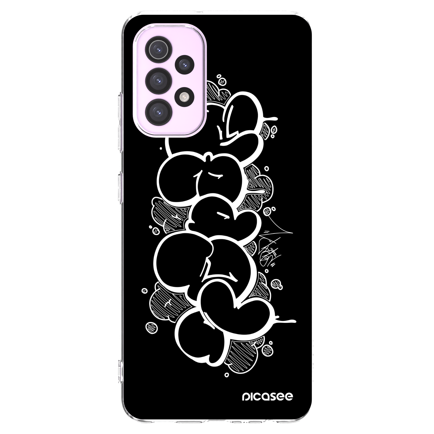 Picasee silikonový průhledný obal pro Samsung Galaxy A32 5G A326B - Throw UP
