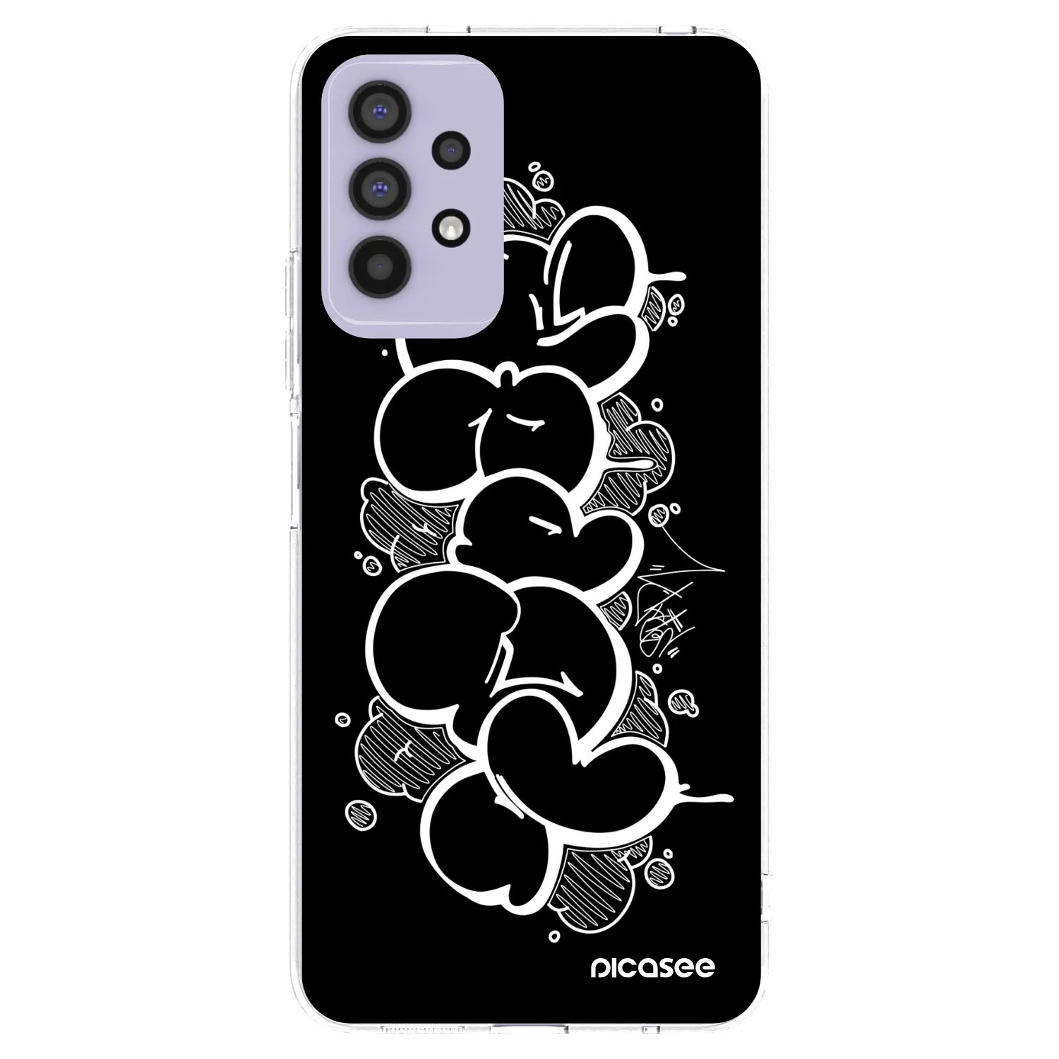 Picasee silikonový průhledný obal pro Samsung Galaxy A32 4G SM-A325F - Throw UP