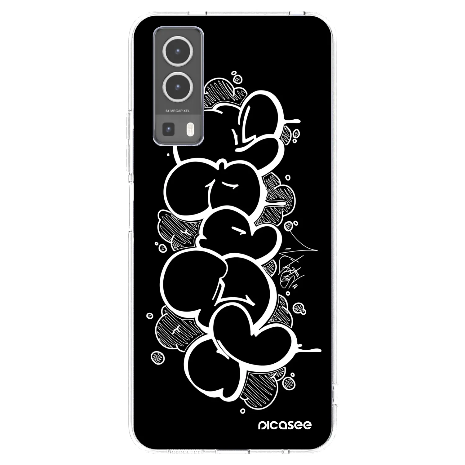 Picasee silikonový průhledný obal pro Vivo Y72 5G - Throw UP