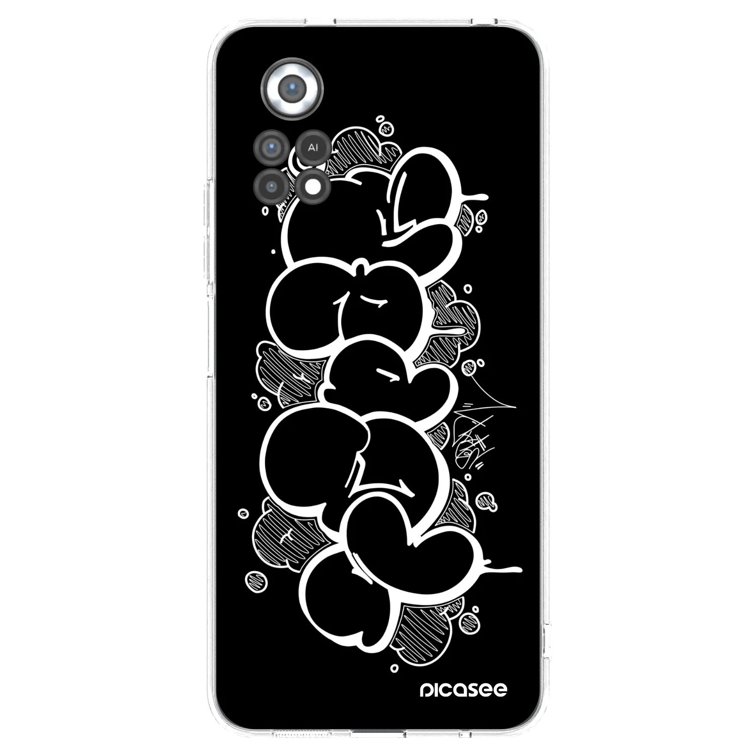 Picasee silikonový průhledný obal pro Xiaomi Poco X4 Pro 5G - Throw UP