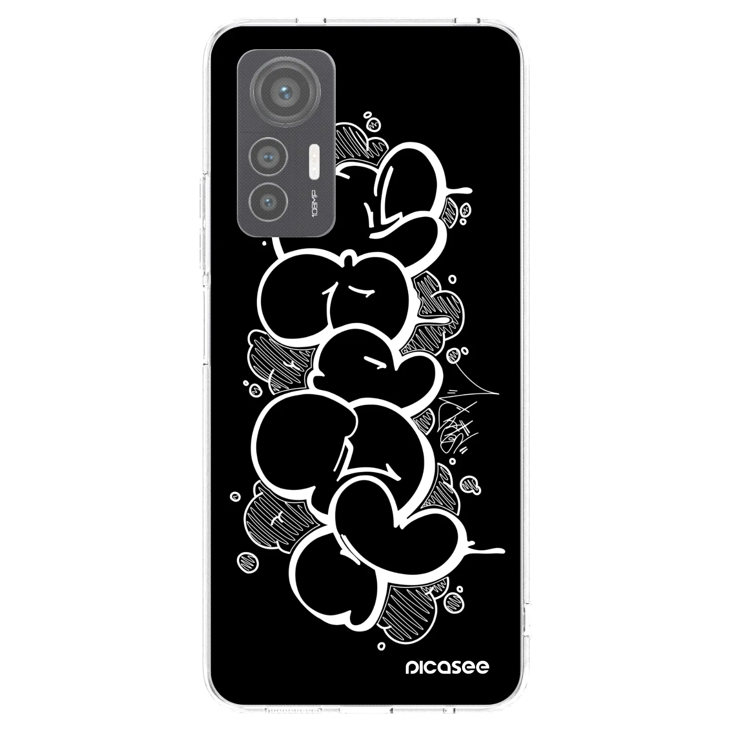 Picasee silikonový průhledný obal pro Xiaomi 12 Lite - Throw UP