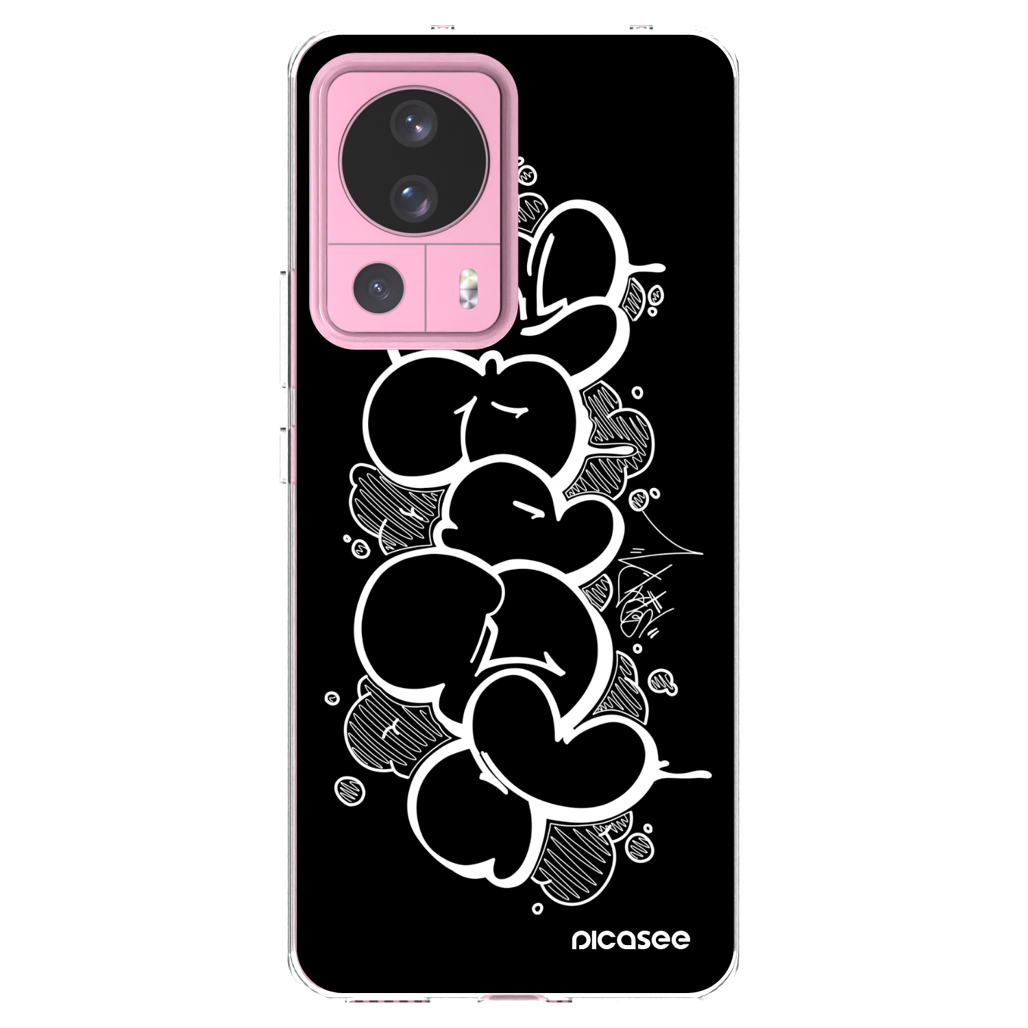 Picasee silikonový průhledný obal pro Xiaomi 13 Lite - Throw UP